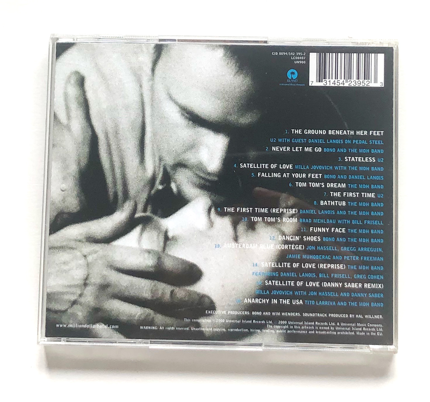 The Million Dallar Hotel CD Soundtrack (เพลงประกอบโดย U2)