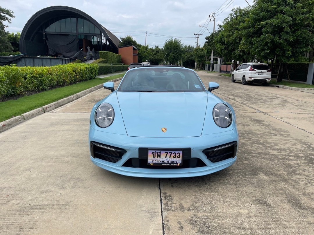 Porsche 911/992 Targa 4S สีพิเศษ CUSTOM COLOUR BLUE PASTEL (GULF BLUE) ปี 2021