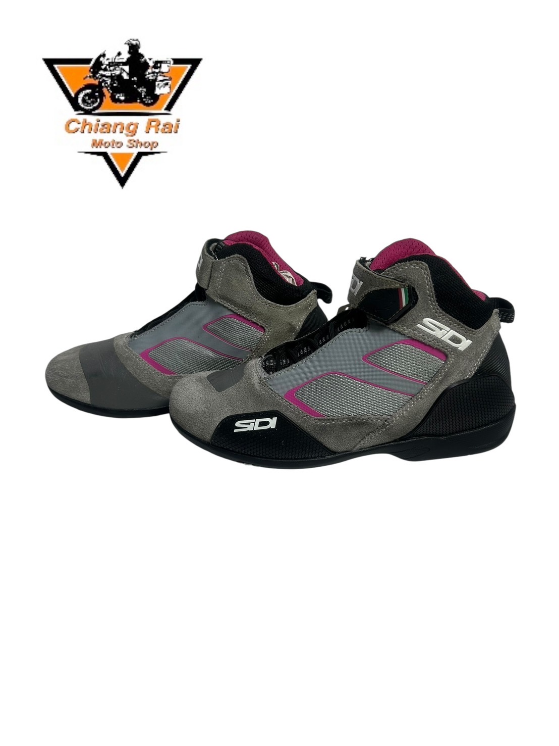 รองเท้าขี่มอเตอร์ไซด์( มือสอง) RCBT-070 Size ขนาดจากป้าย 41:EUR / 7:UK / 26:Cm.(SIDI)