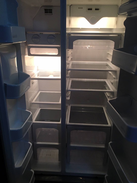 ซ่อมตู้เย็น Side By Side ยี่ห้อ LG รุ่น GR-B207DLZ อาการไม่เย็น