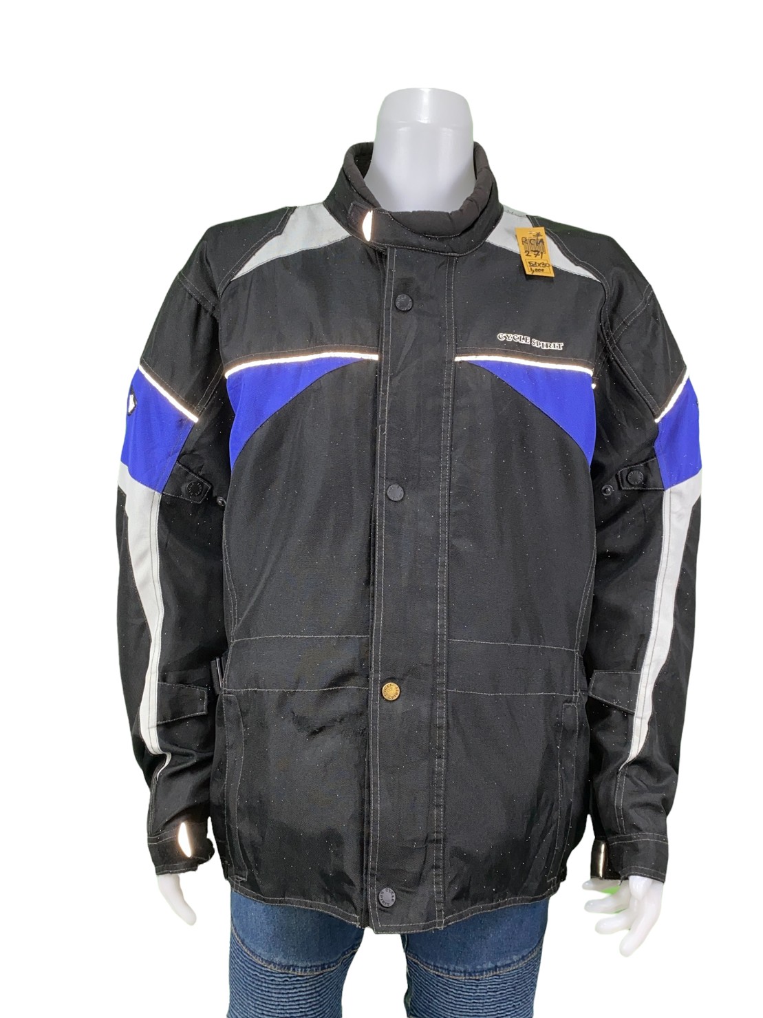 เสื้อขี่มอเตอร์ไซด์( มือสอง) RCTA 271 อก 54 " ยาว 30" ยี่ห้อ**CYCLE SPIRIT**