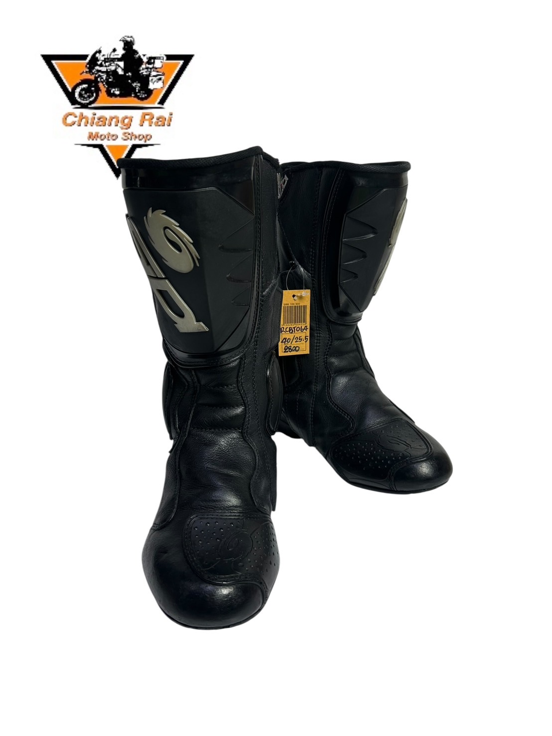 รองเท้าขี่มอเตอร์ไซด์( มือสอง) RCBT-064 Size ขนาดจากป้าย 40:EUR / 6.5:UK / 25.5:Cm.(SIDI)