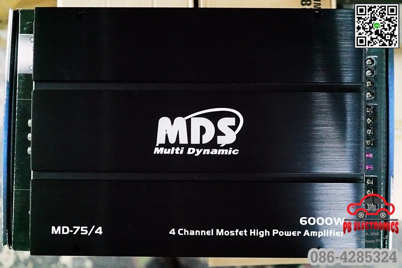 PowerAmp 4Ch MDS รุ่น 75.4