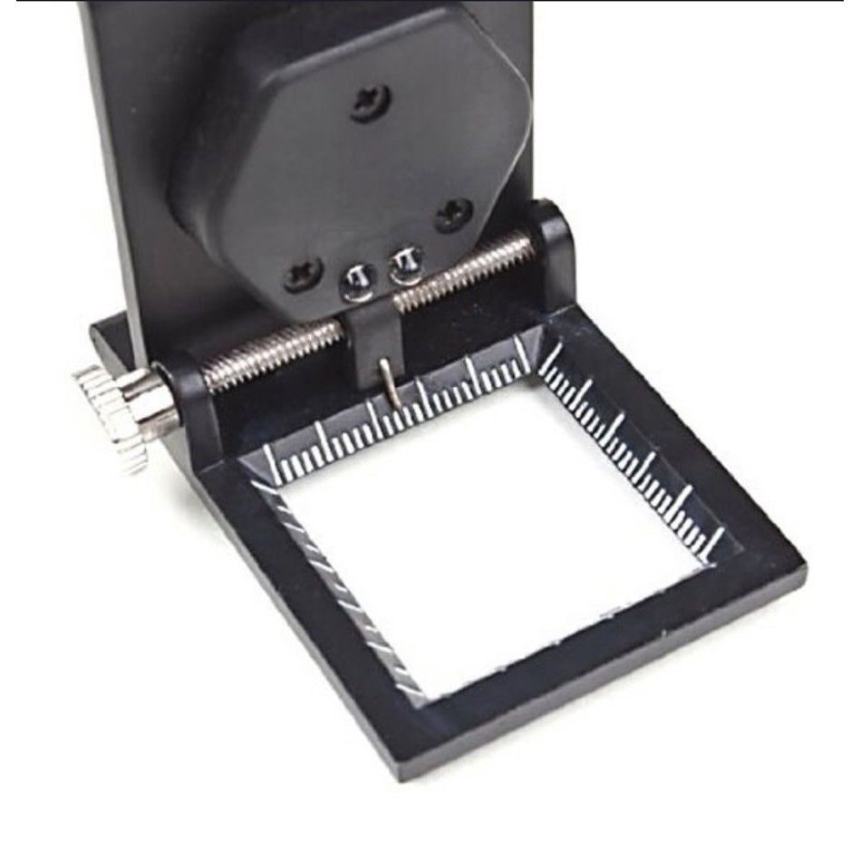 แว่นขยาย 3 พับ กำลังขยาย 15x(เท่า) เลนส์ขยายส่องชิ้นงานพร้อมไฟส่องสว่าง 2 ดวง