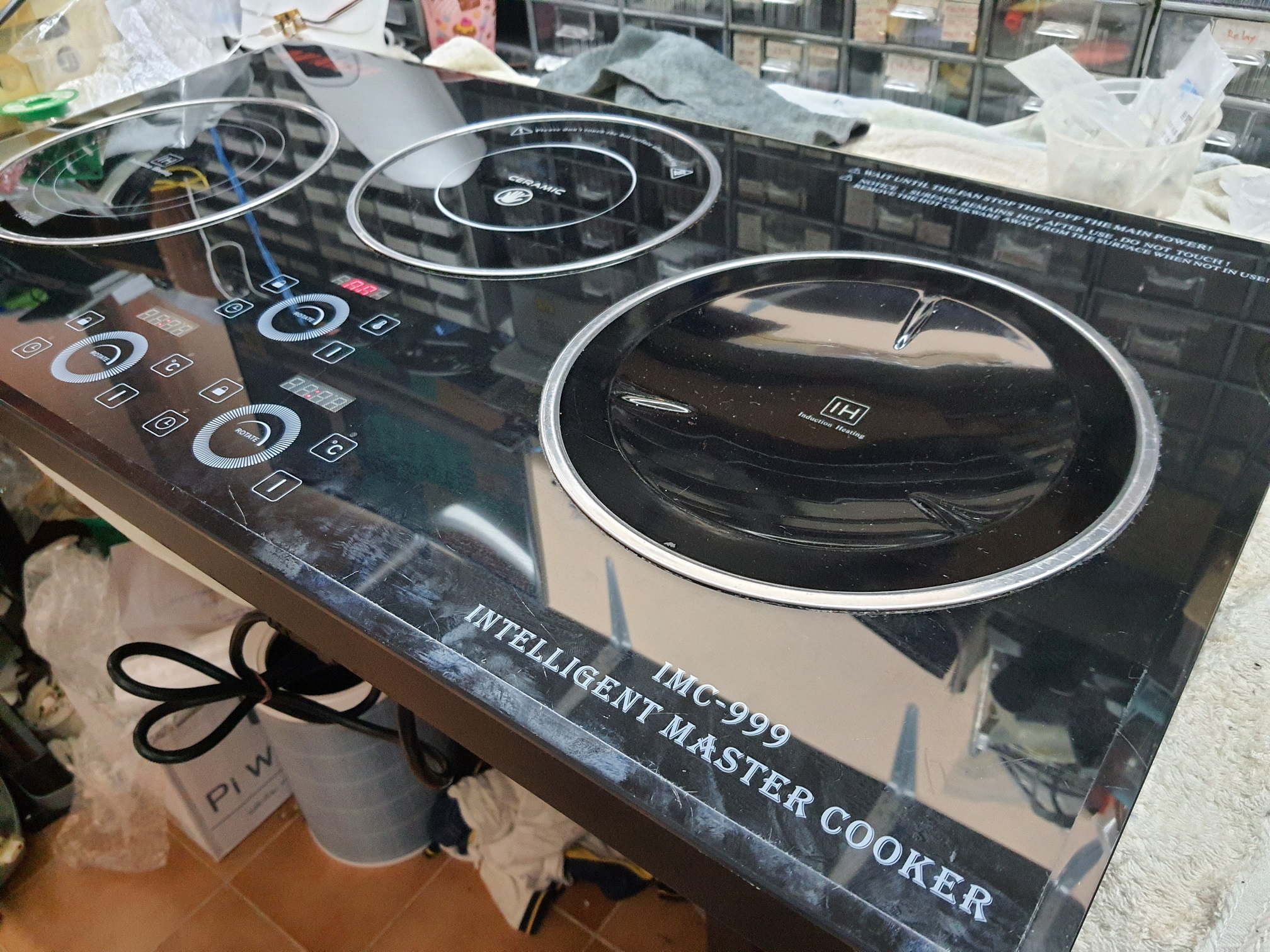 ซ่อมเตาแม่เหล็กไฟฟ้า ยี่ห้อ AVANTI รุ่น IMC-999 อาการเปิดไม่ติด