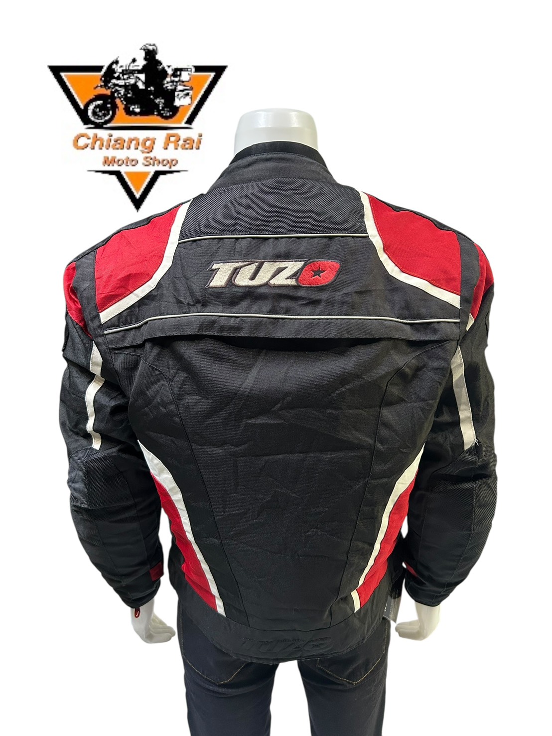 เสื้อขี่มอเตอร์ไซด์( มือสอง) CRSB 063 : อก 46" ยาว 25" (L) **TUZO**