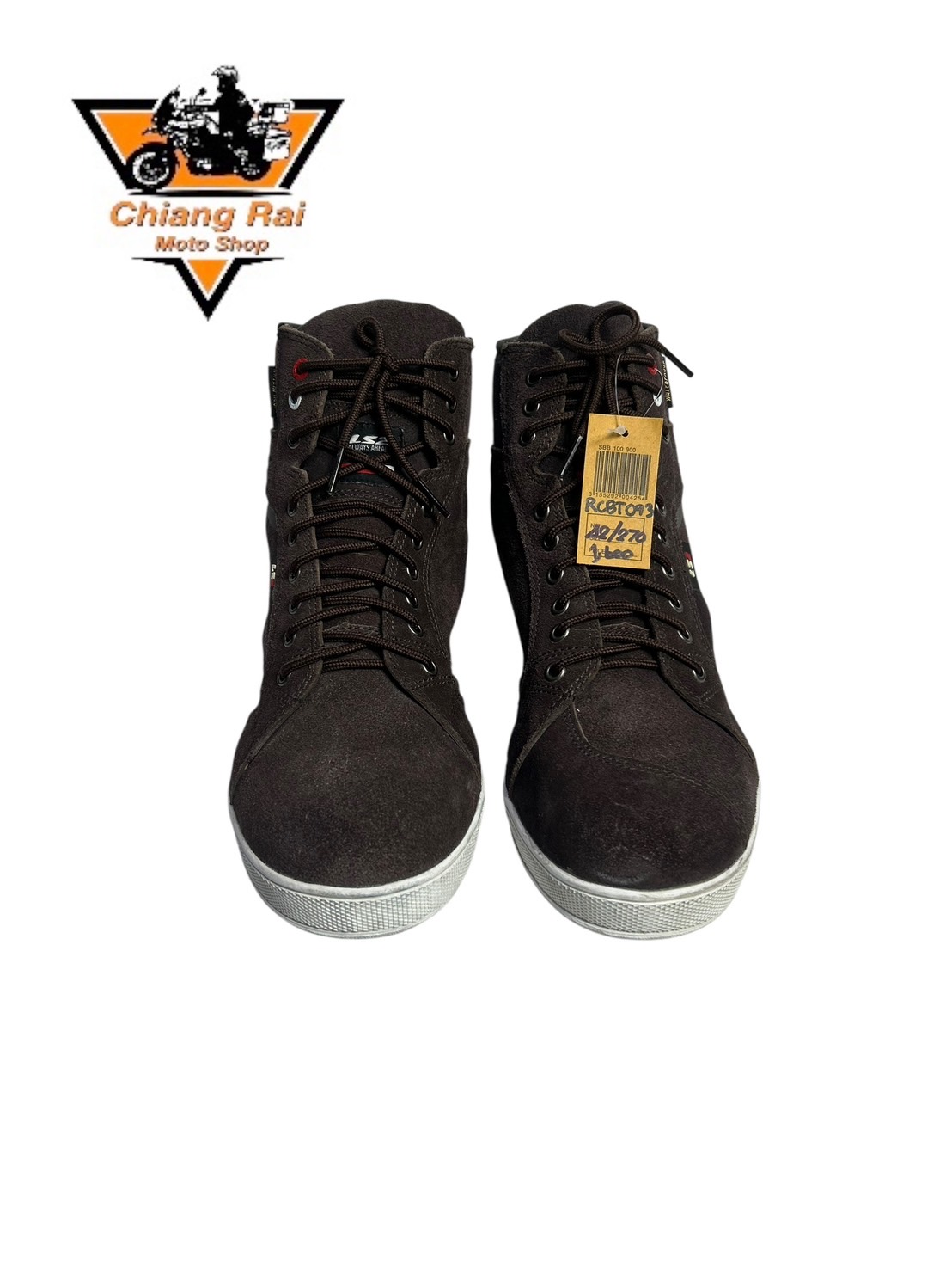 รองเท้าขี่มอเตอร์ไซด์( มือสอง) RCBT-093 Size ขนาดจากป้าย 42:EUR / 8:UK / 27:Cm.(Ls2)