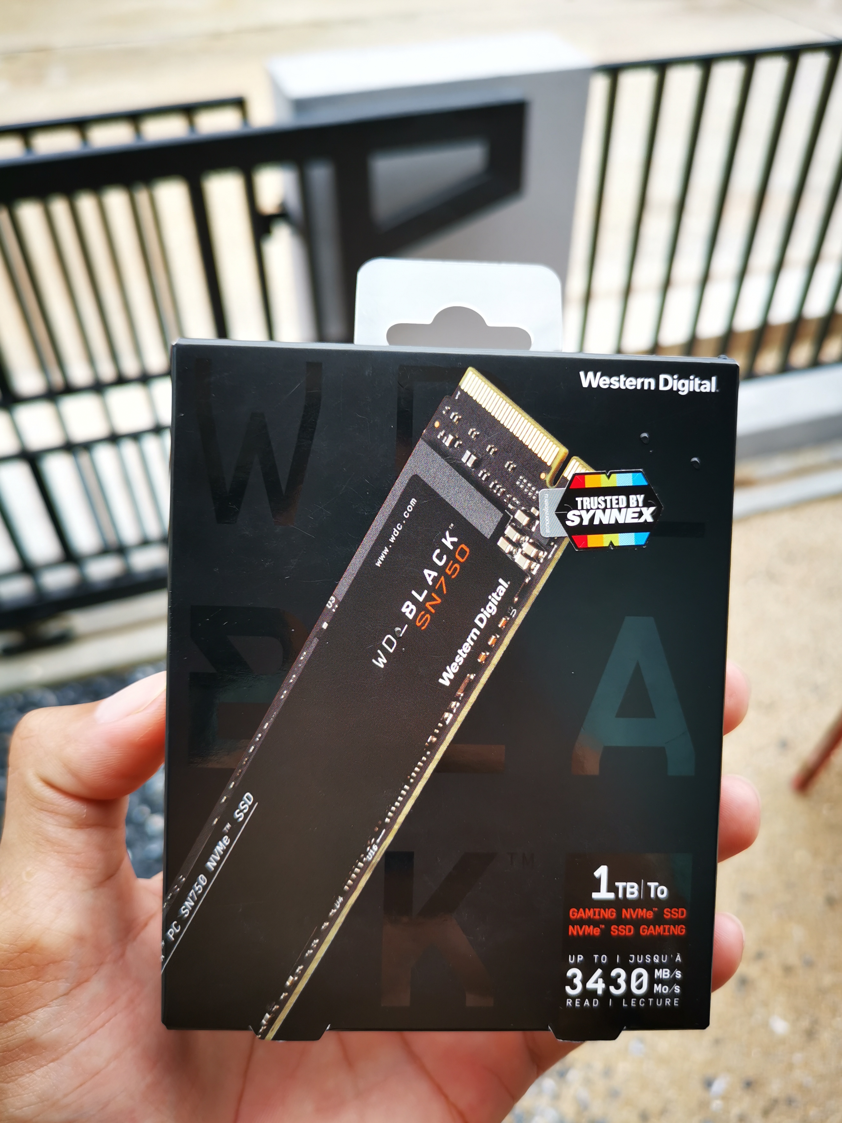 SSD M.2 PCIe/NVMe WD BLACK SN750 1 TB