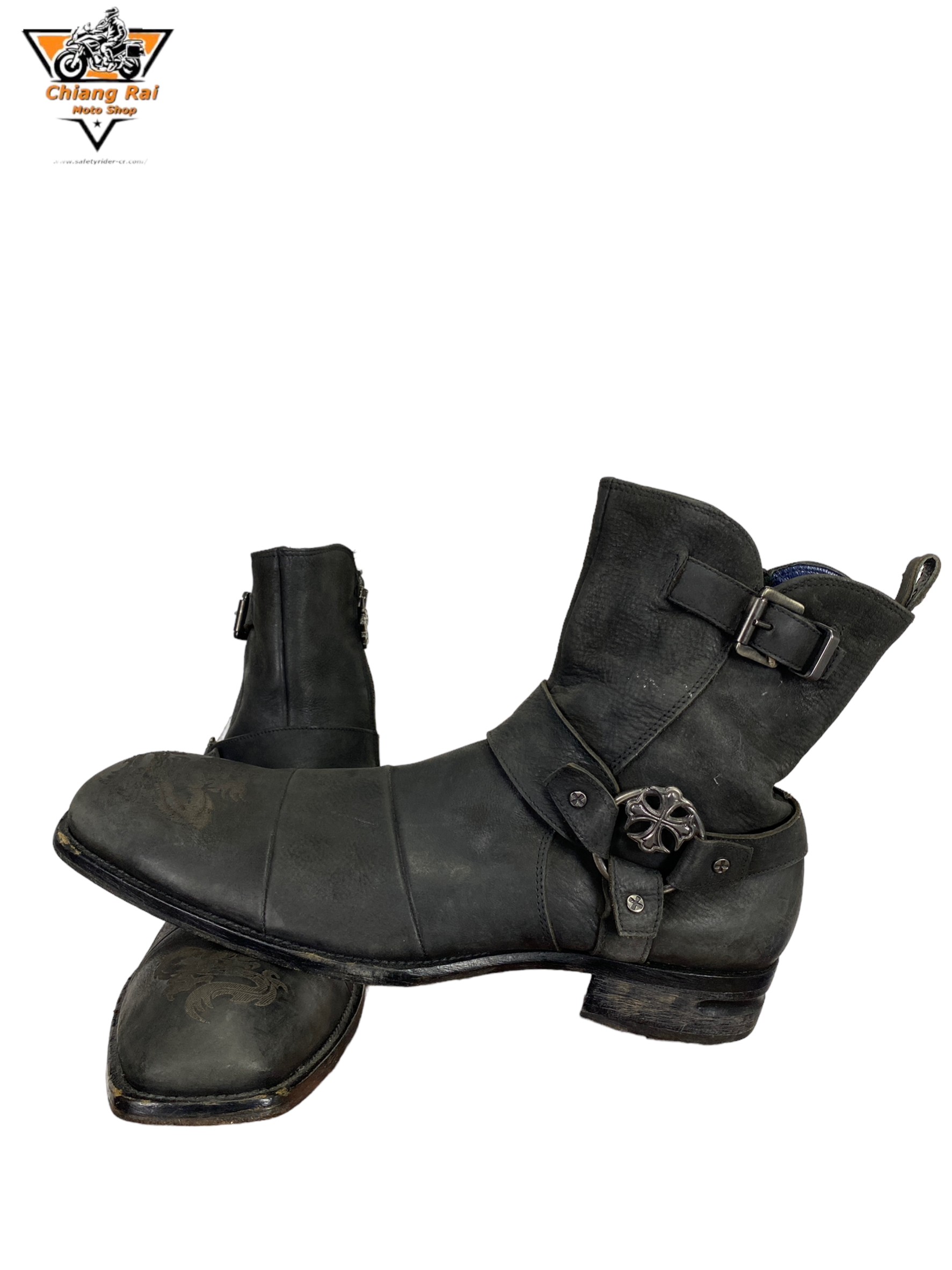 รองเท้าขี่มอเตอร์ไซด์( มือสอง) RCBS-060 Size ขนาดจากป้าย 47.5:EUR / 12:UK / 29.6:Cm.(MARKNASON)