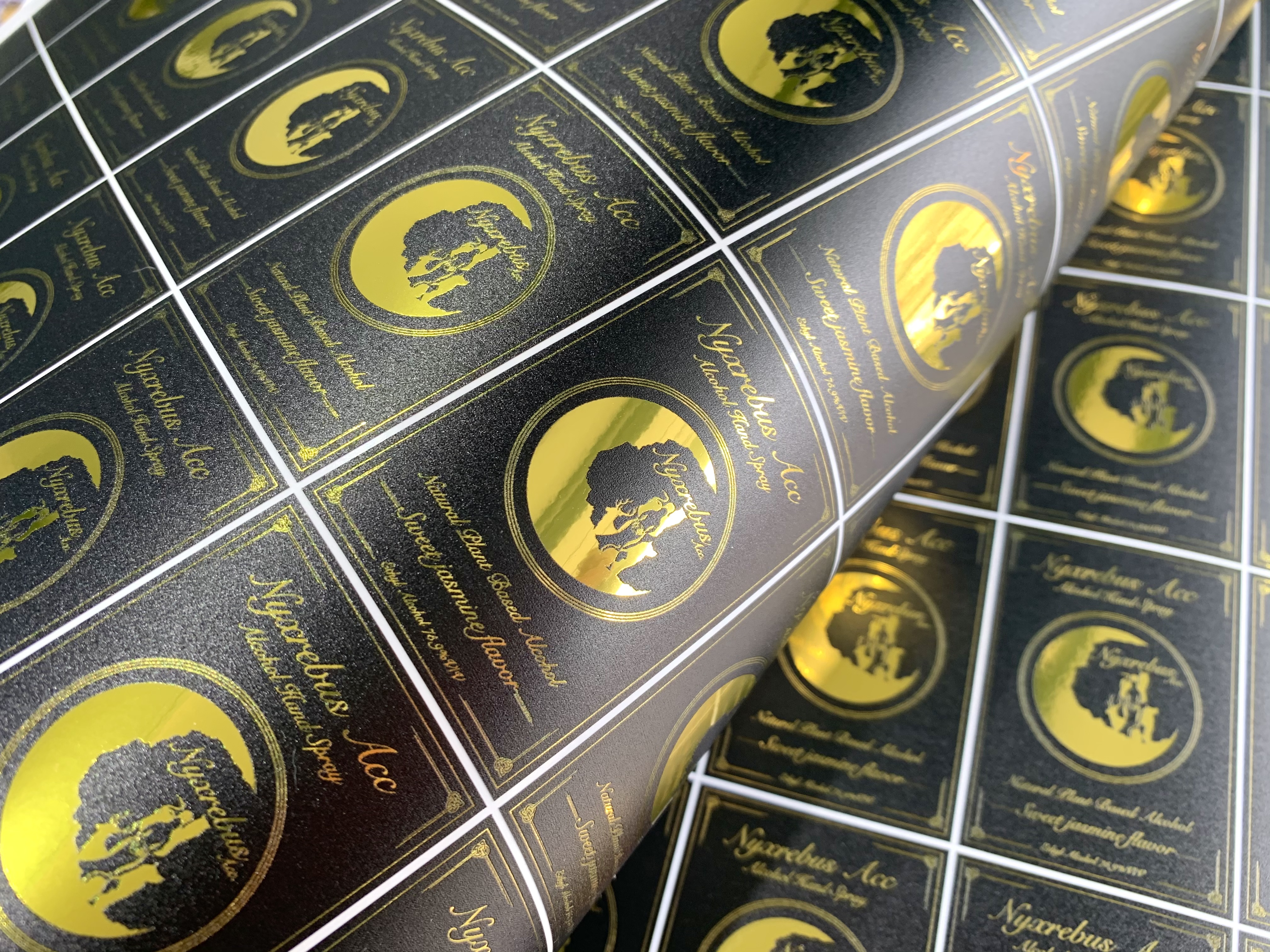 สติ๊กเกอร์ฉลากสินค้าฟรอยทอง ฟอยล์