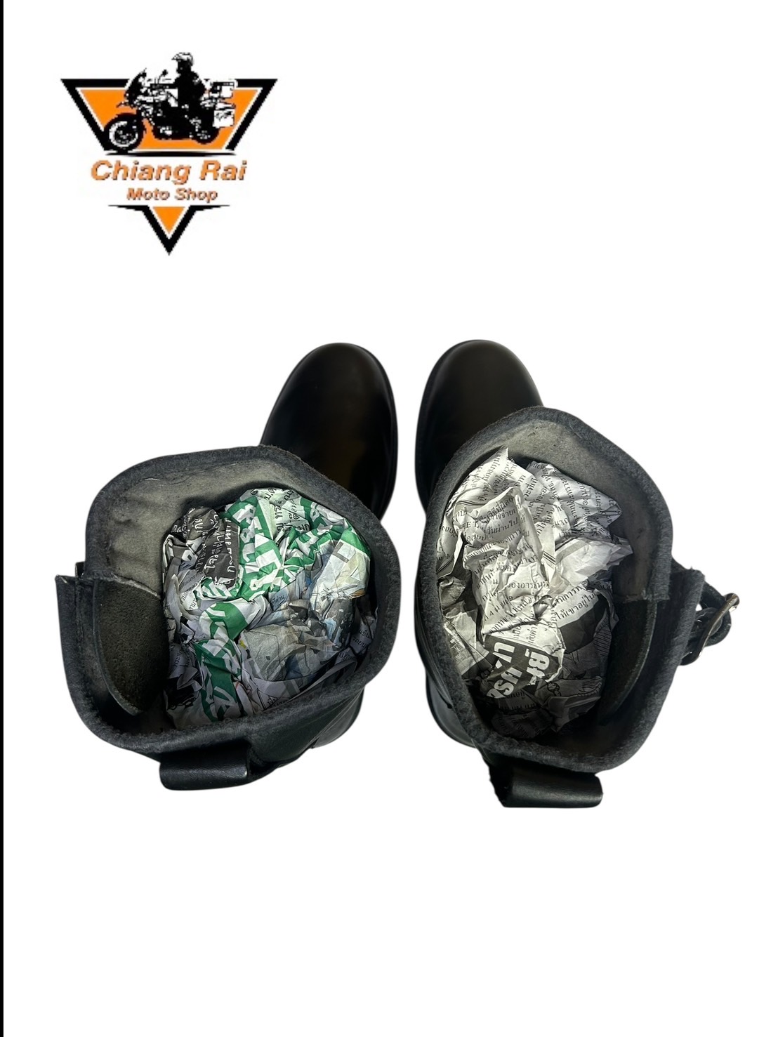 รองเท้าขี่มอเตอร์ไซด์( มือสอง) RCBT-053 Size ขนาดจากป้าย 44:EUR / 10:UK / 28:Cm.(TCX)