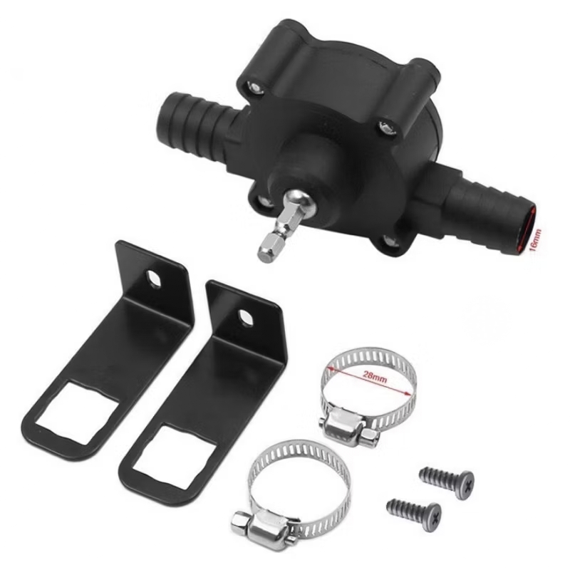 หัวปั๊มน้ำต่อสว่าน ขนาดเล็ก สำหรับต่อกับสว่านไฟฟ้า สว่านแบต