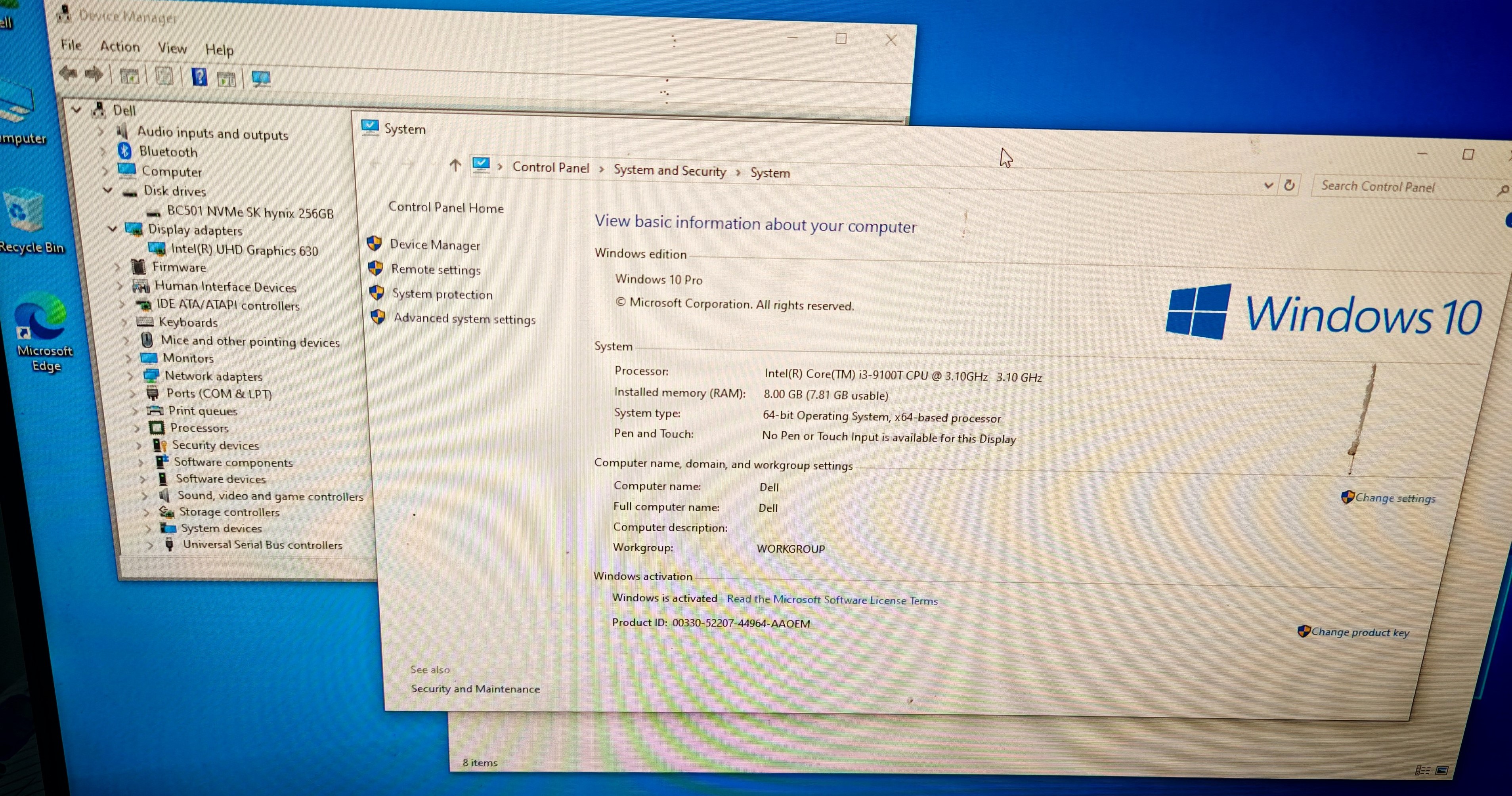 Dell Mini PC OptiPlex 3070 Micro