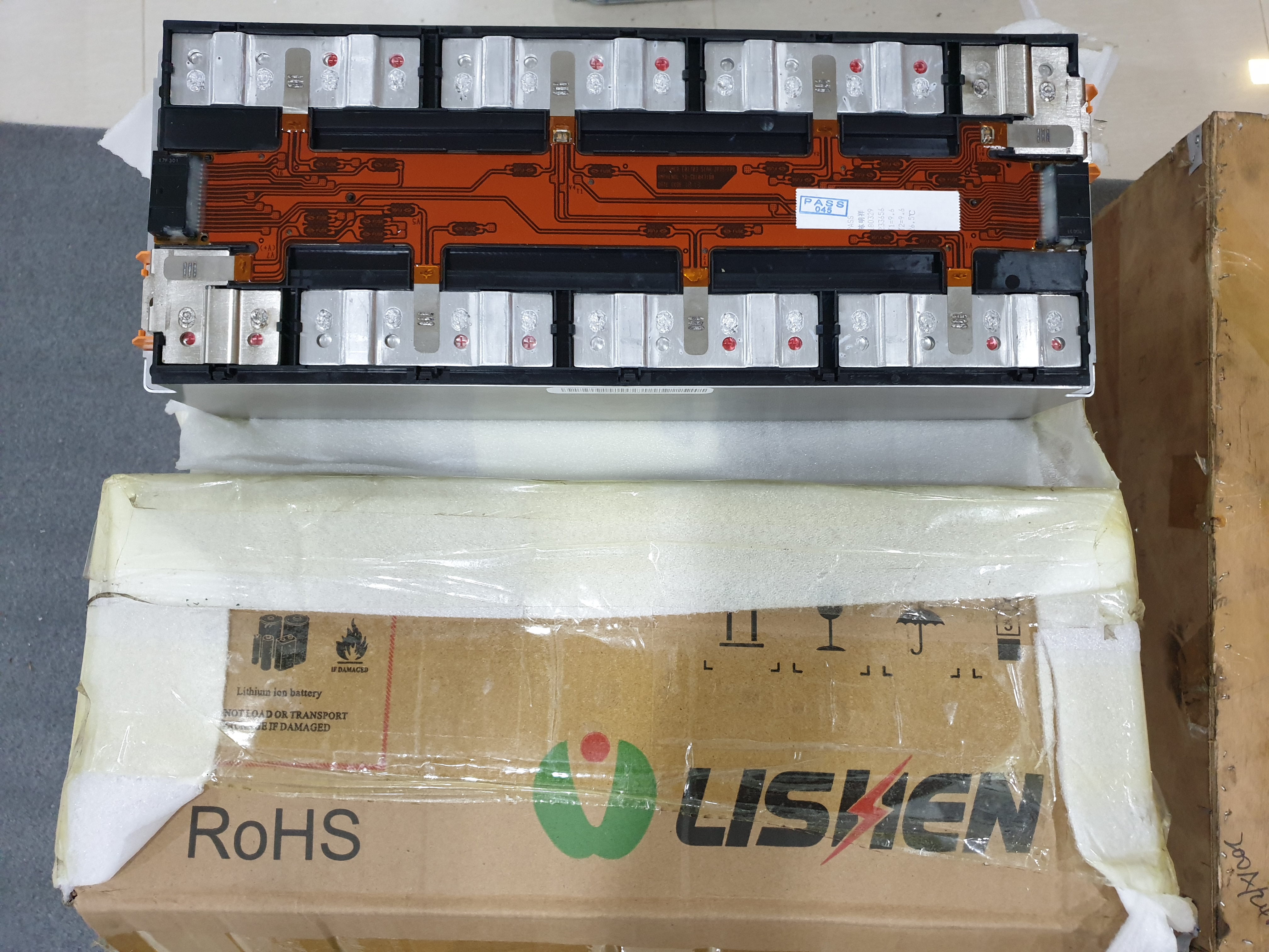 Lithoum ion Lishen top 5 china brand lithium battery module 7s 100ah 24v 100ah