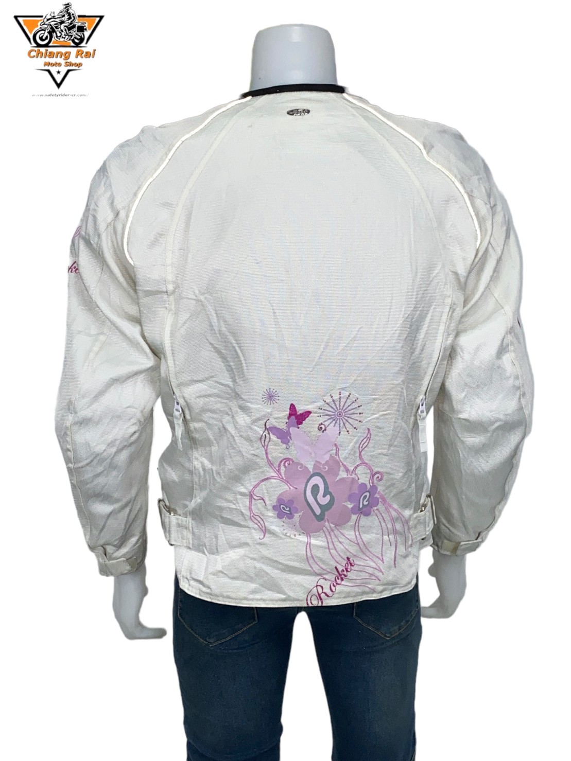 เสื้อขี่มอเตอร์ไซด์( มือสอง) RCSA 493: อก 46" ยาว 25" (L)**JOE ROCKET**