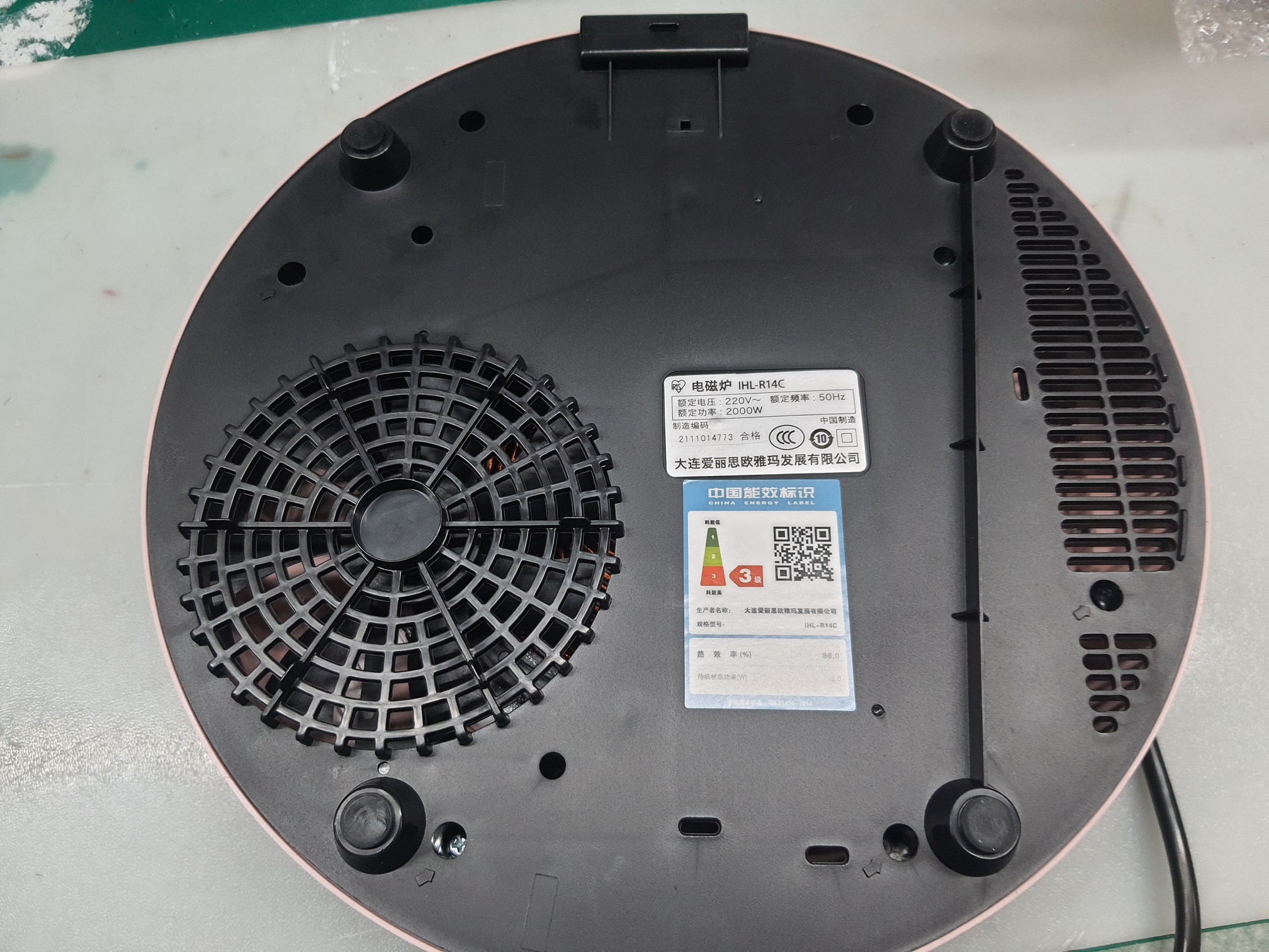 ซ่อมเตาแม่เหล็กไฟฟ้า ยี่ห้อ IRIS OHYAMA รุ่น IHL-R14 อาการไฟไม่เข้าเครื่องไม่ทำงาน