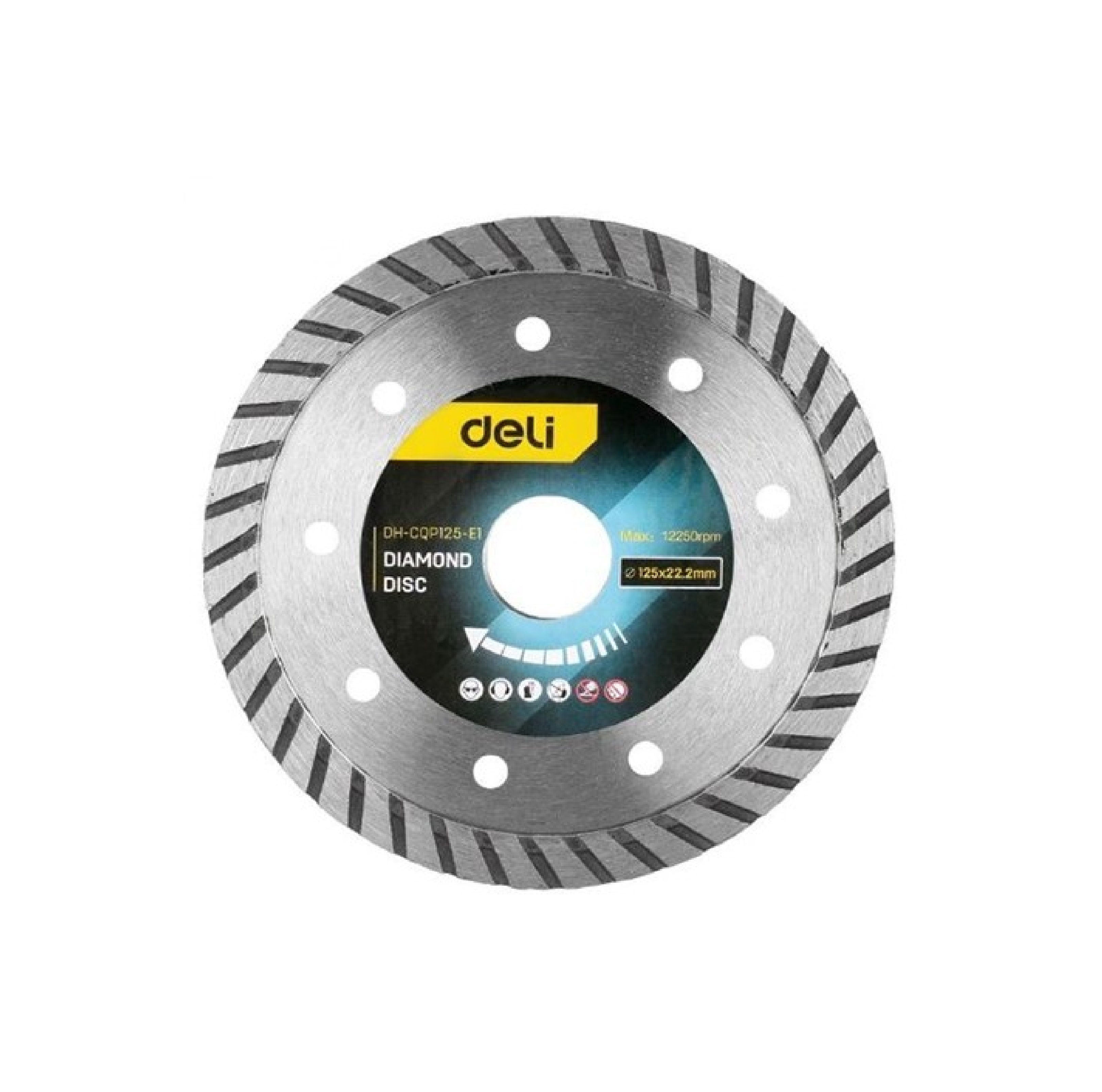 ใบตัดเพชร5"125*22.2mmEDH-CQP125-E1 DELI