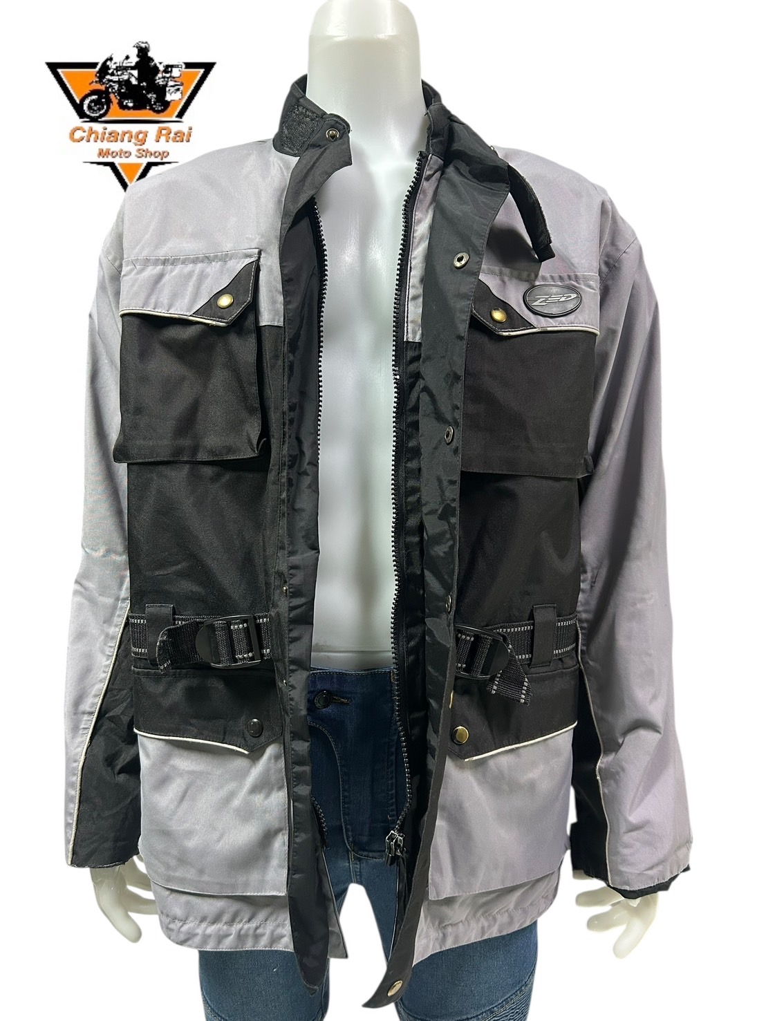 เสื้อขี่มอเตอร์ไซด์( มือสอง) RCTA 764 อก 52" ยาว 30 (XL) **ZED**