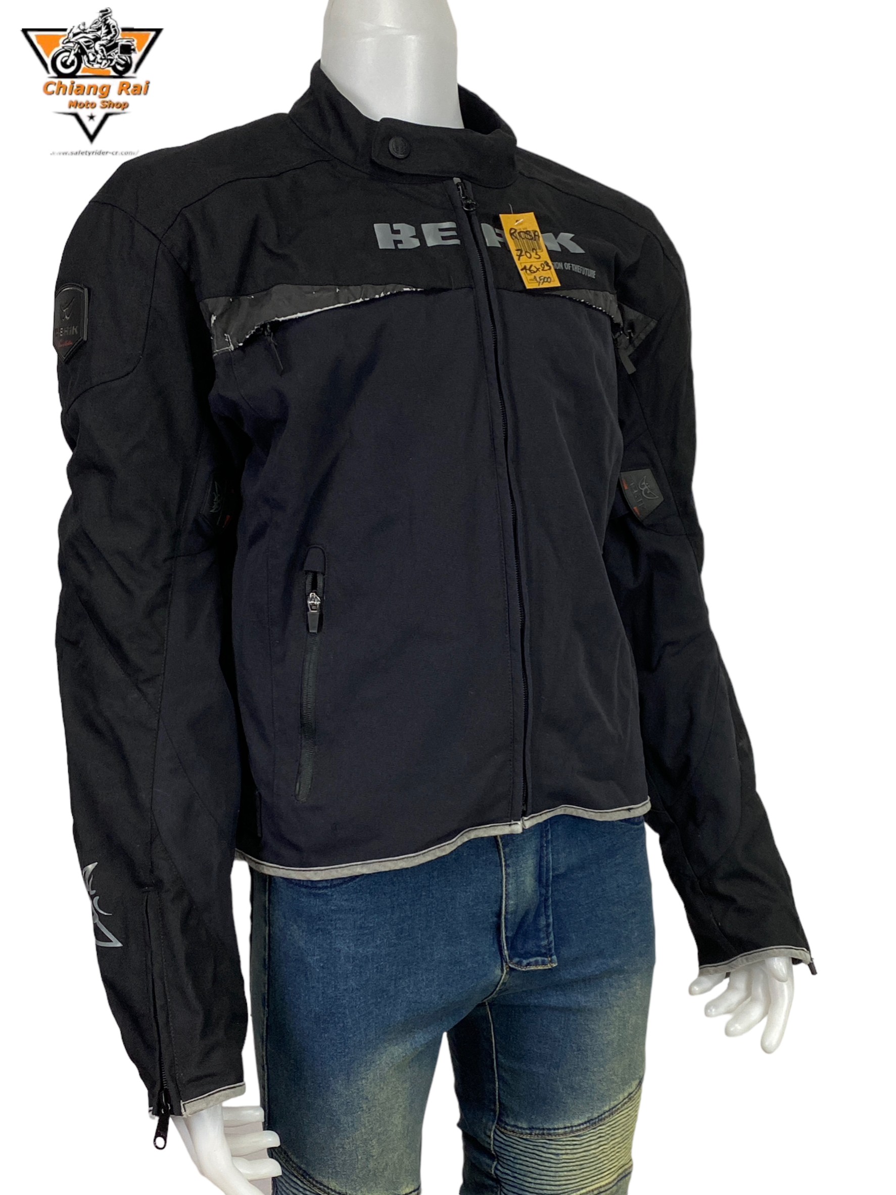 เสื้อขี่มอเตอร์ไซด์( มือสอง) RCSA 703: อก 46" ยาว 23" (L)**BERIK**