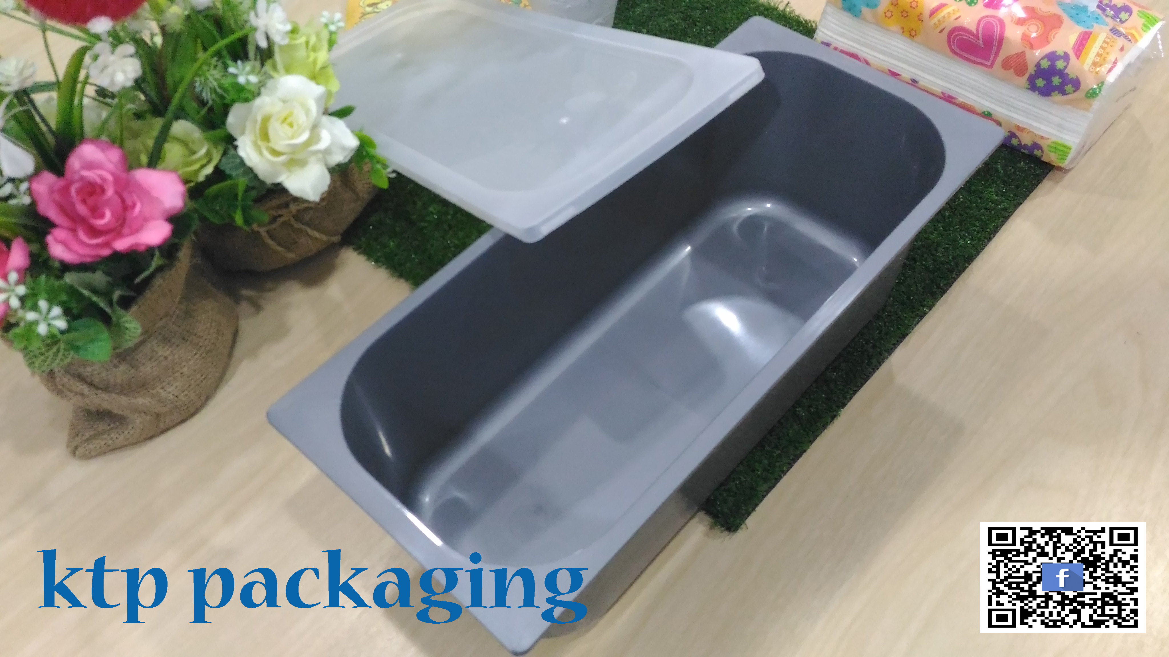 กระบะไอศครีม พร้อมฝา ขนาด 4,500 ml. (P0032)