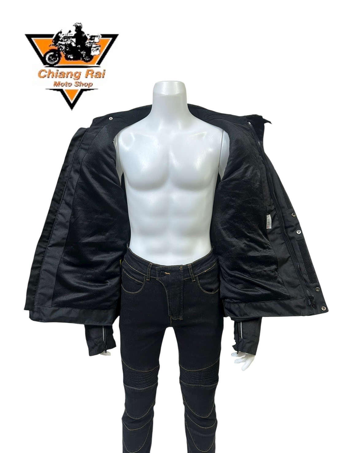 เสื้อขี่มอเตอร์ไซด์( มือสอง) RCTA 800 อก 52" ยาว 29 (XL) **Crane**