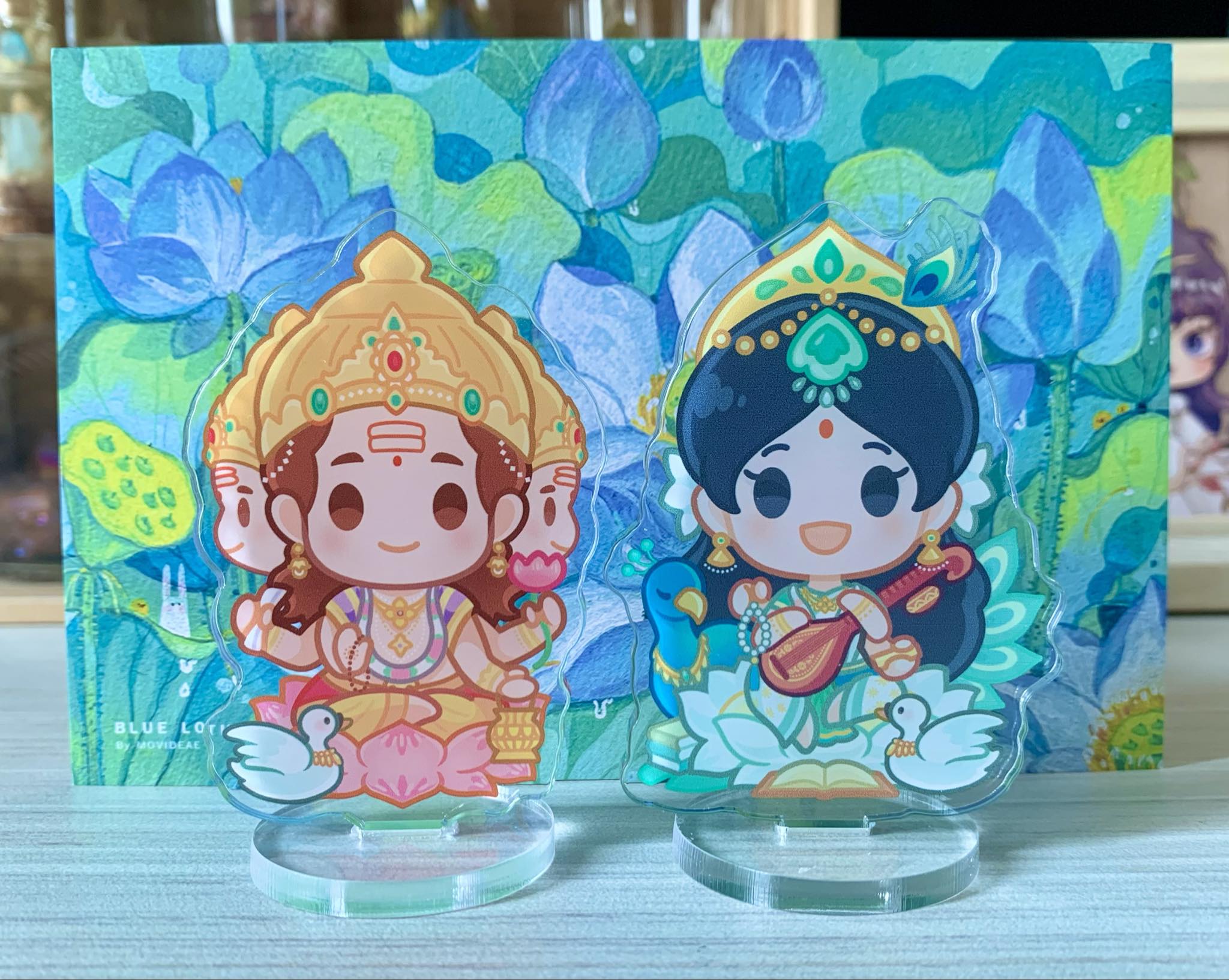 (มีของพร้อมส่ง) เทพฮินดู Standee Acrylic 7 cm (อัพเดตลายใหม่!!)