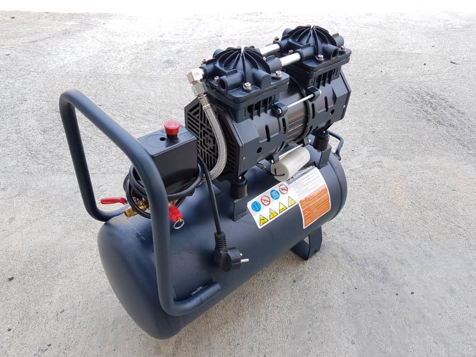 ปั๊มลม ETOP oil free 30 ลิตร รุ่นใหม่ สีดำ