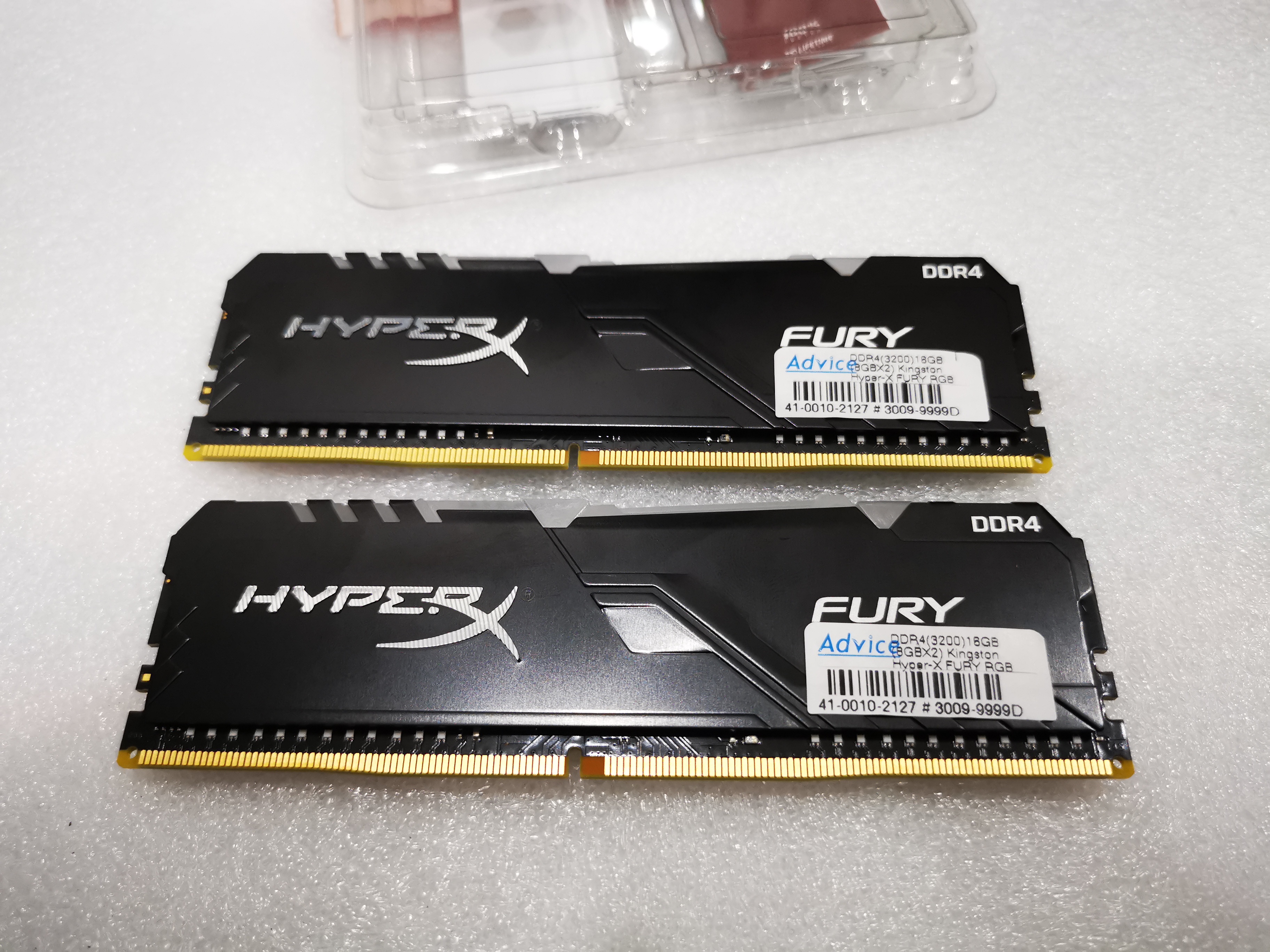 Ram KINGSTON HyperX FURY RGB DDR4 16GB(8GBx2)/3200
