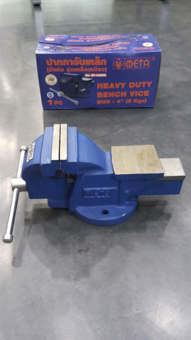 ปากกาจับเหล็ก ปากกาจับงาน META 4”