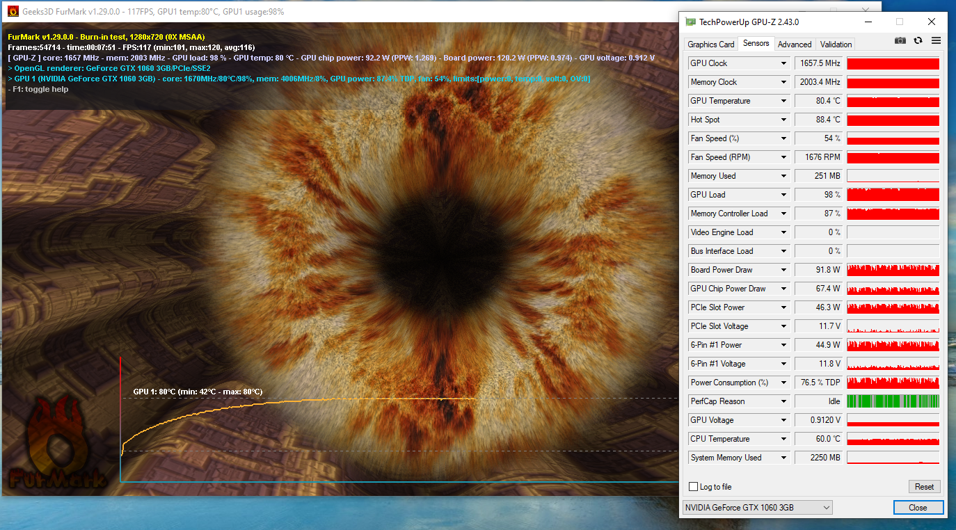 GTX Manli Gallardo 1060 3GB 192Bit GDDR5