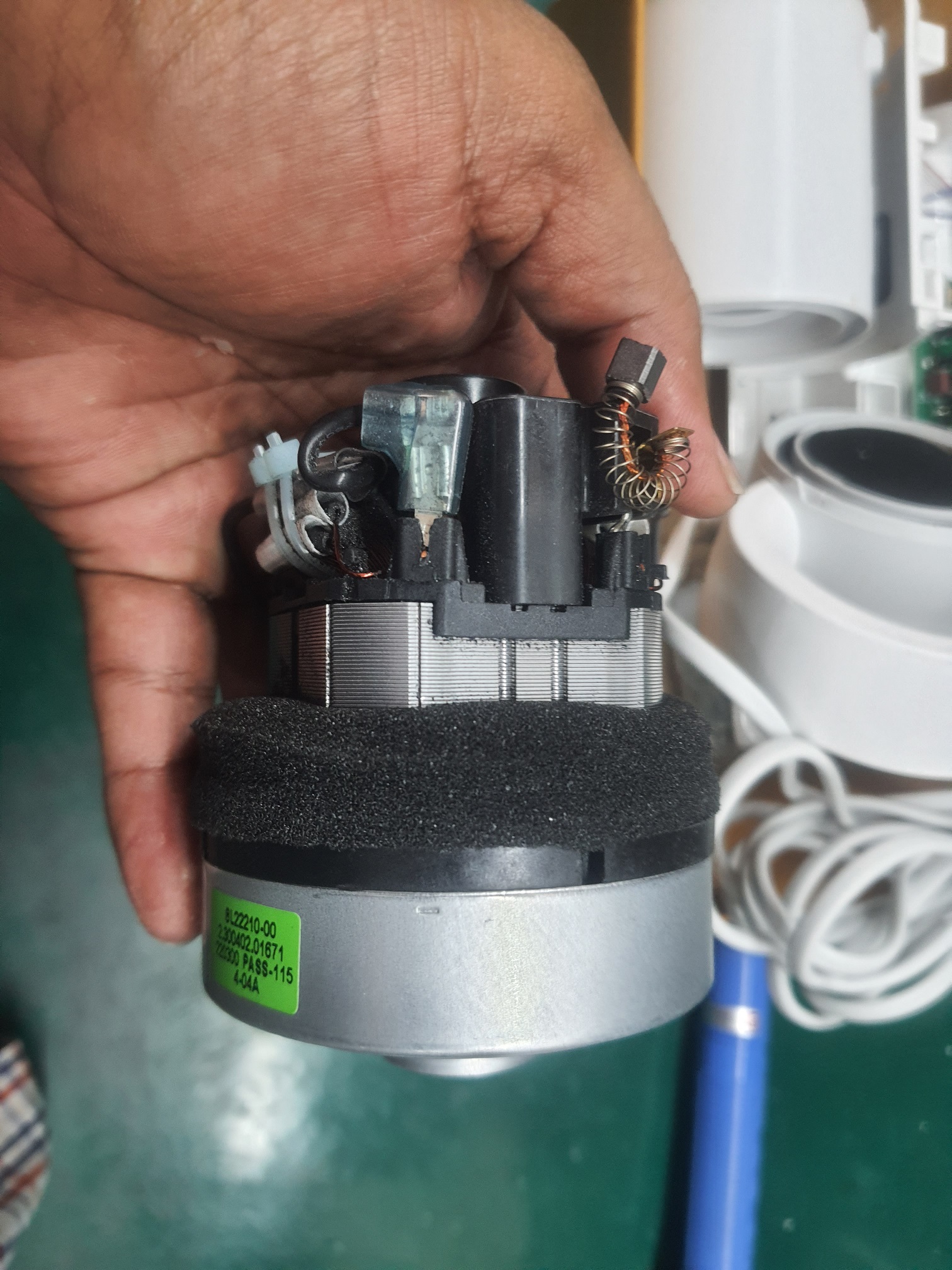 ซ่อมเครื่องดูดไรฝุ่น ยี่ห้อ Xiaomi รุ่น MJCMY01DY อาการเครื่องเปิดไม่ติด