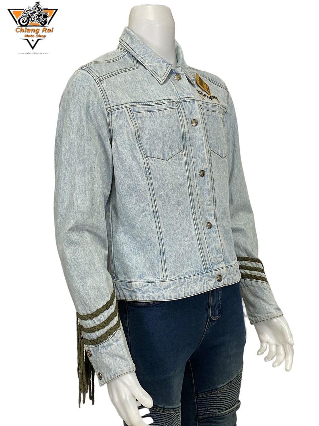 เสื้อขี่มอเตอร์ไซด์( มือสอง) RCSA 497: อก 42" ยาว 23"(M)**HARLEY DAVIDSON**