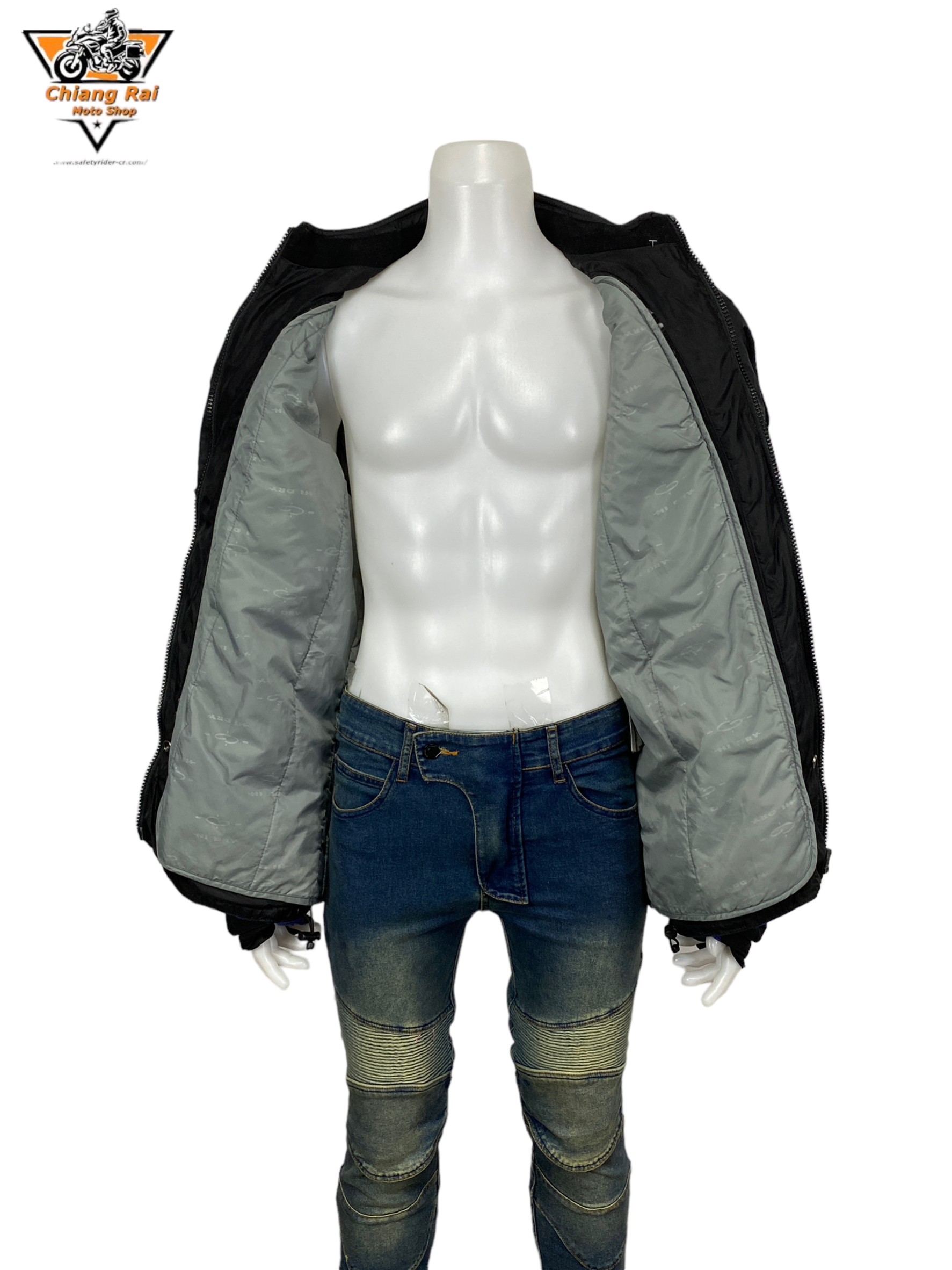 เสื้อขี่มอเตอร์ไซด์( มือสอง) RCTA 477: อก 52-54" ยาว 29" (XL-2XL) **HEIN GERICKE**