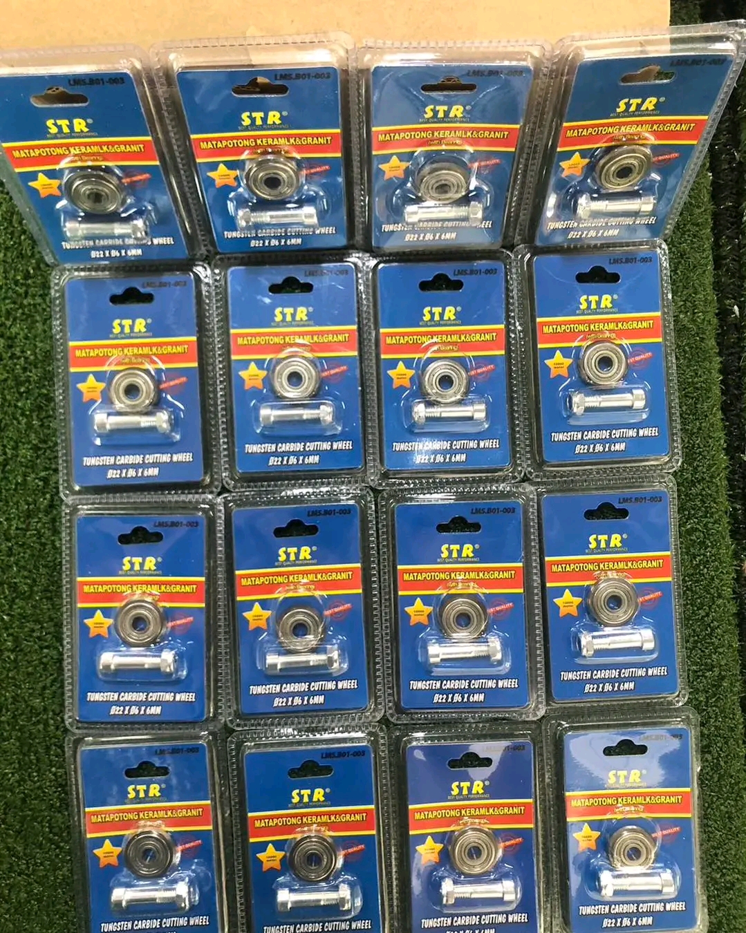 ใบมีด ลูกกลิ้ง อะไหล่แท่นตัดกระเบื้อง รางตัดกระเบื้อง ทุกขนาด ขนาด22x6x6mm.