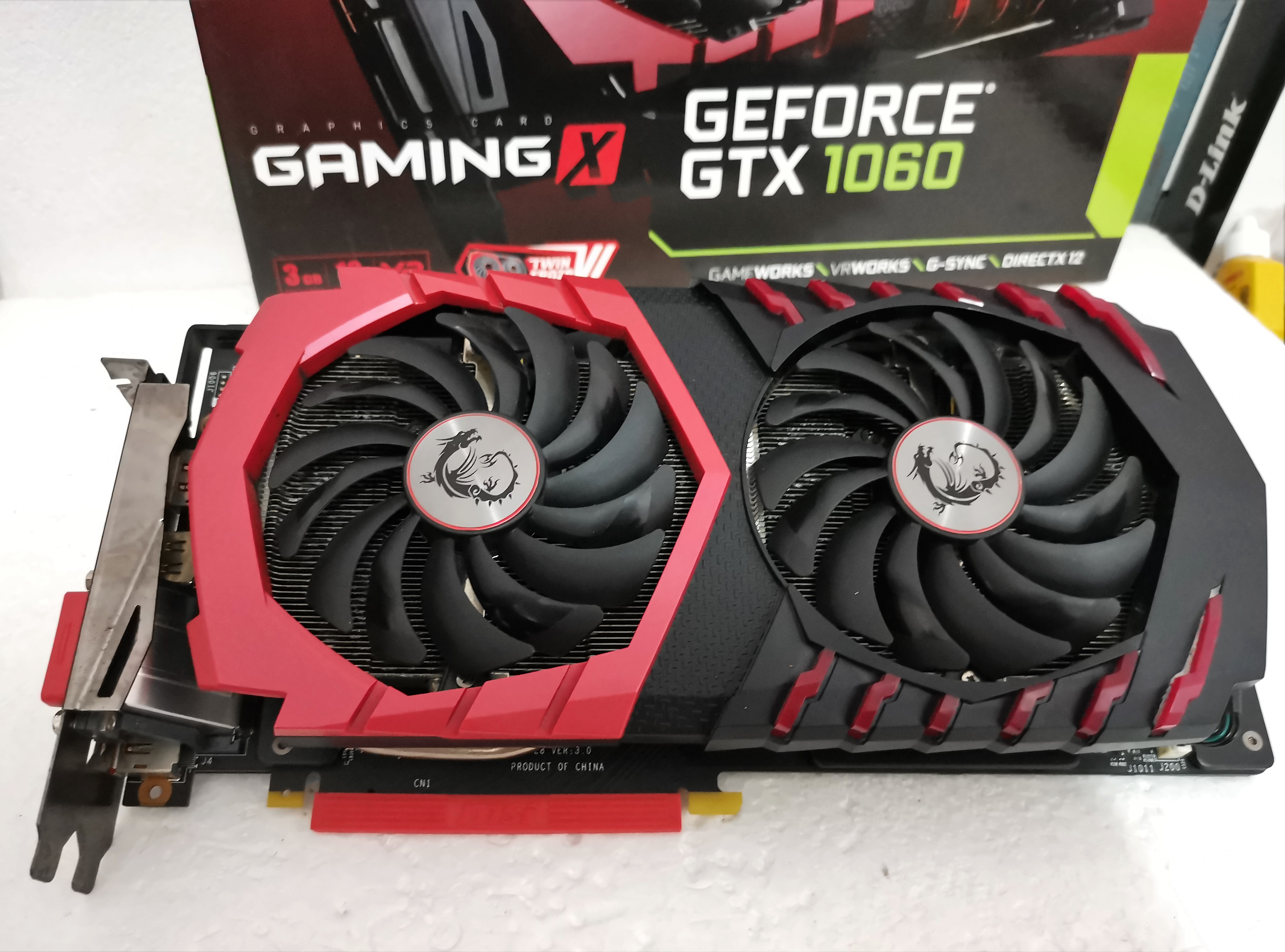 VGA MSi GTX 1060 3G Gaming X
