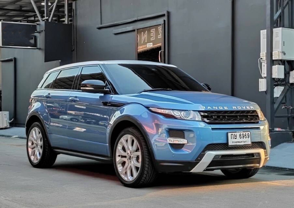 Range Rover Evouqe สีฟ้า สีพิเศษ ปี 2013