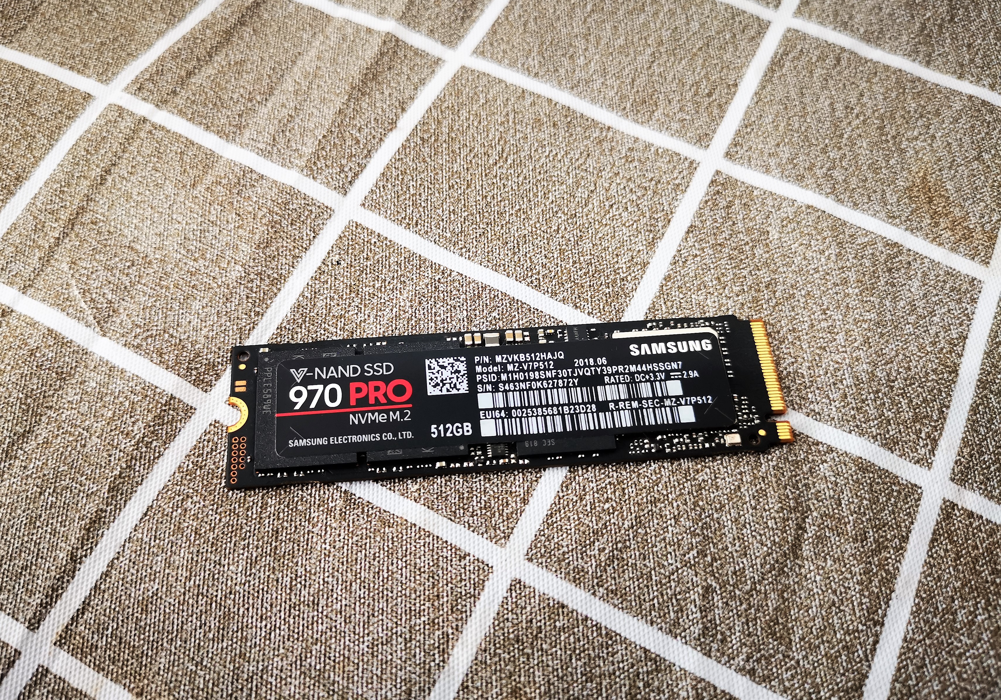 SSD Samsung 970 Pro NVMe M.2 512GB