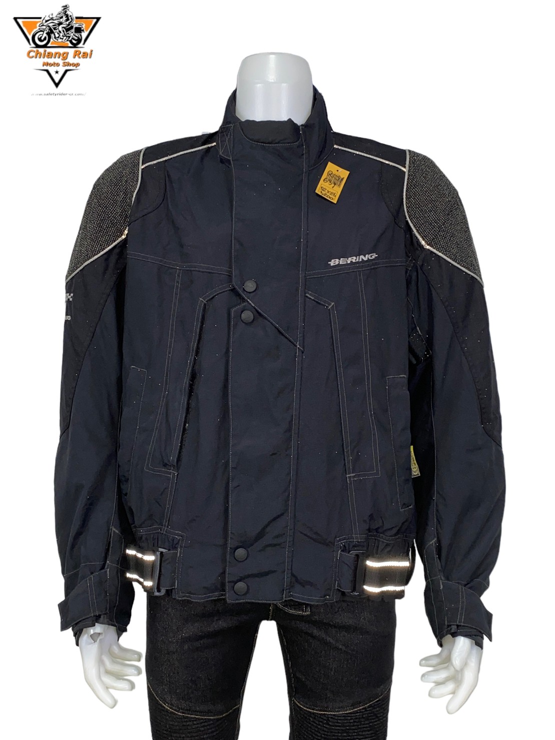 เสื้อขี่มอเตอร์ไซด์( มือสอง) RCSA 639: อก 52" ยาว 26" (XL) **BERING**