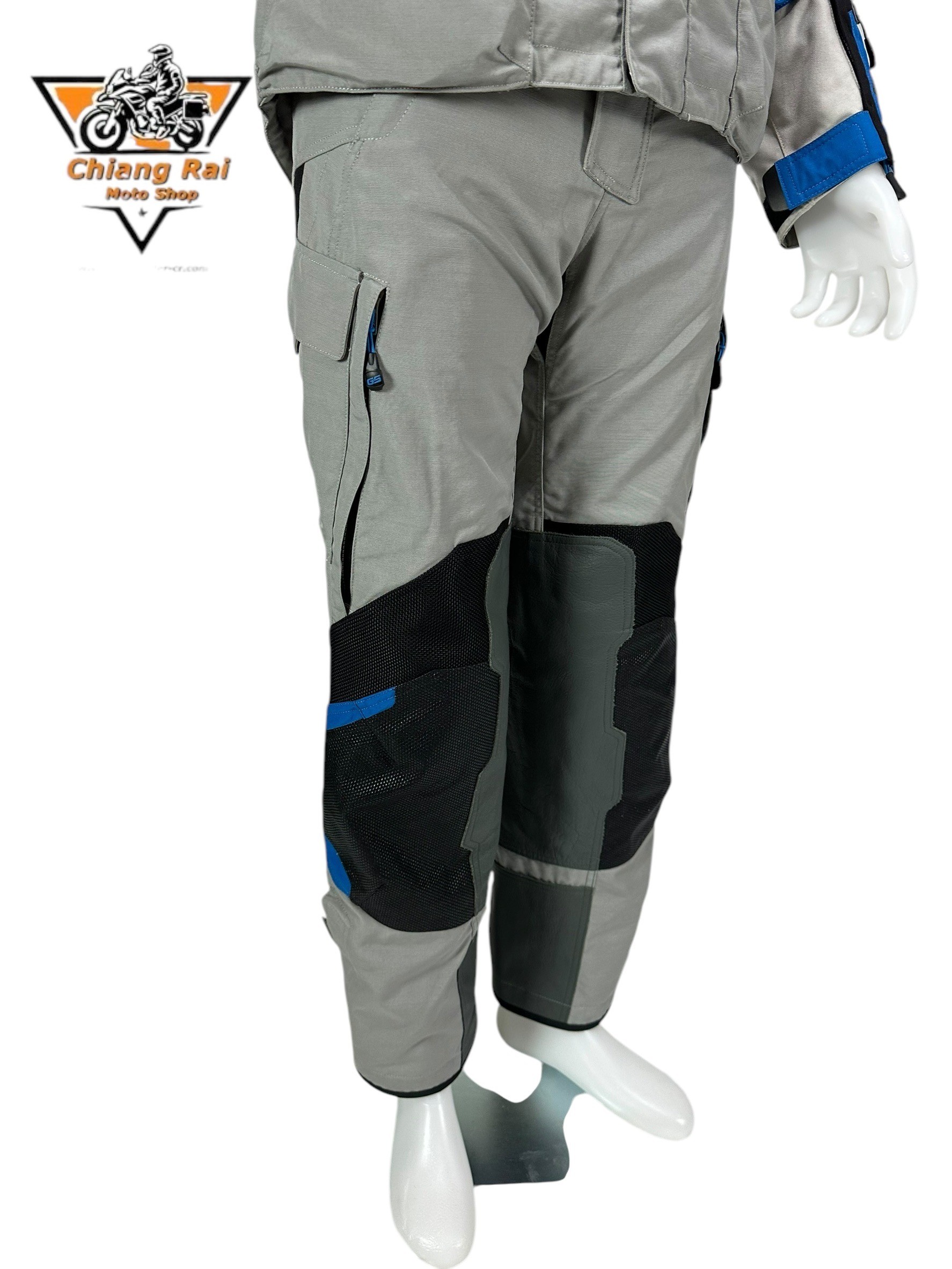 ชุดสำหรับขี่มอเตอร์ไซด์ ( มือสอง ) SET 020 ชุดทัวริ่ง เสื้อการ์ด + กางเกง ยี่ห้อ**BMW**