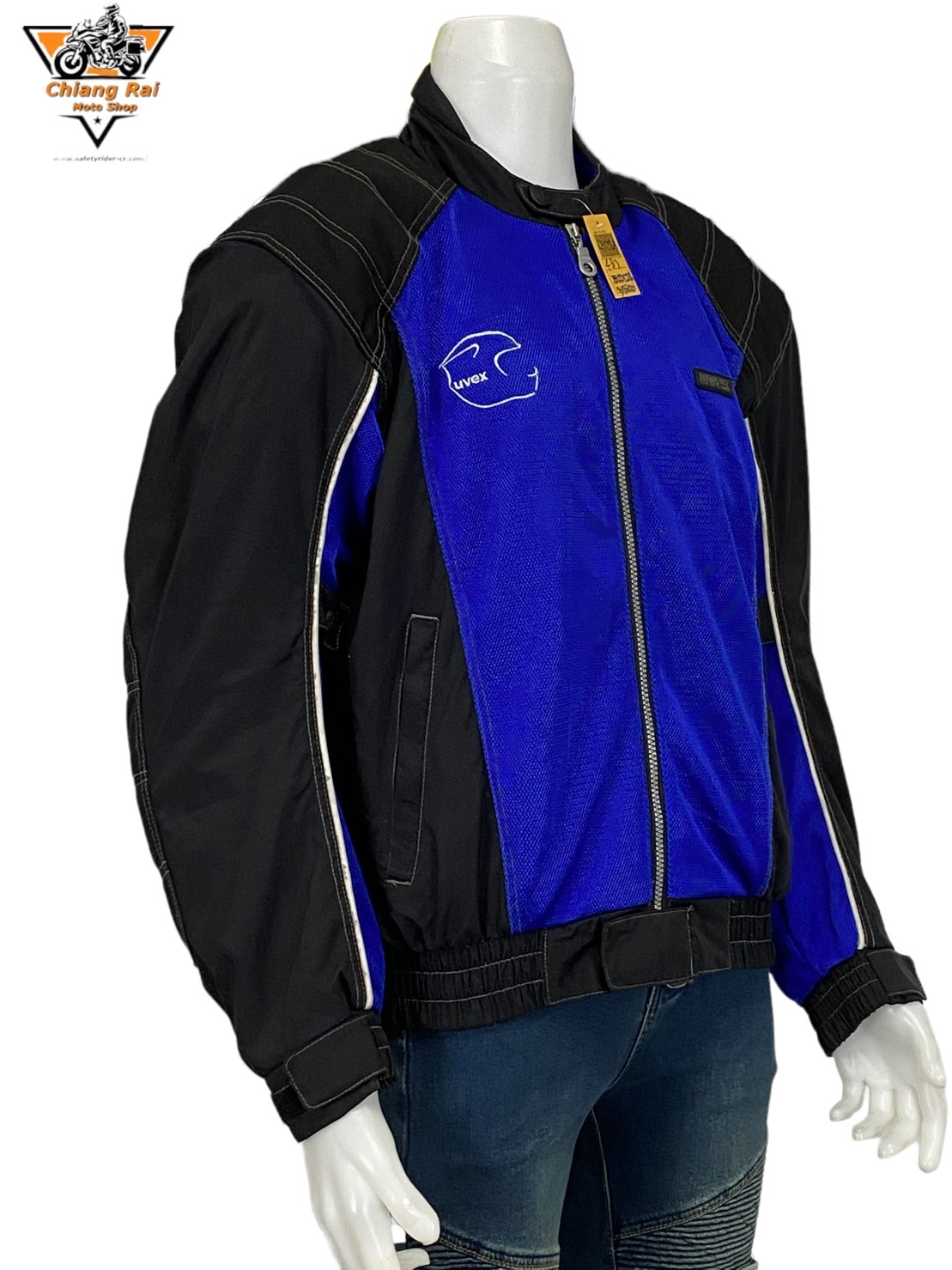 เสื้อขี่มอเตอร์ไซด์( มือสอง) RCSA 489: อก 52" ยาว 26" (XL) **uvex**