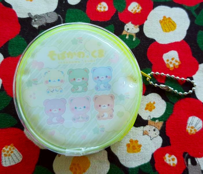 Sobakawa kuma そばかわ Mini Pouch กระเป๋าเหรียญมีซิป น้อง หมี ของแท้จากญี่ปุ่น Size : 6.5 cm