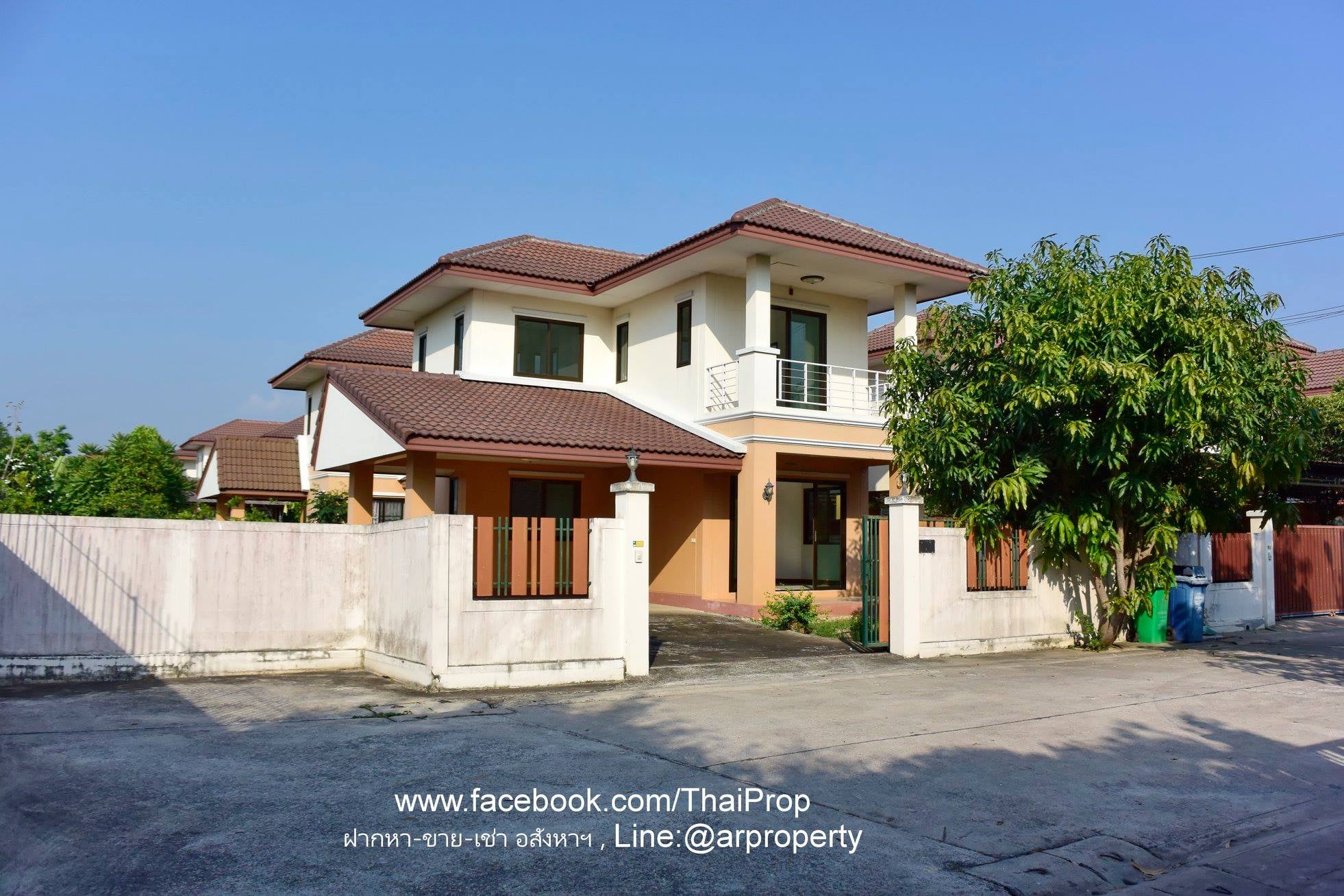 ให้เช่าบ้านเดี่ยว หลังมุมใหญ่ๆ อริสรา5 ใกล้โรงเรียนสารสาสน์ บางบัวทอง