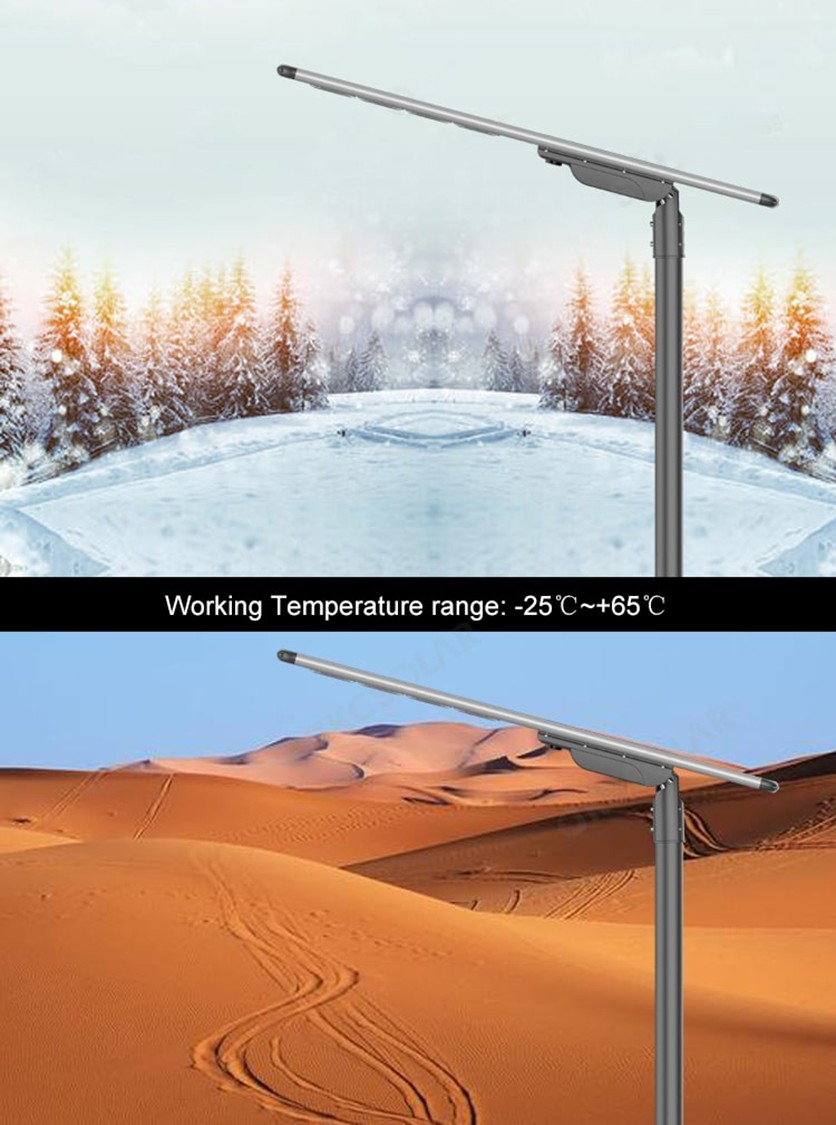 ไฟถนนโซล่าเซลล์ รุ่น MD-FX Series 80W