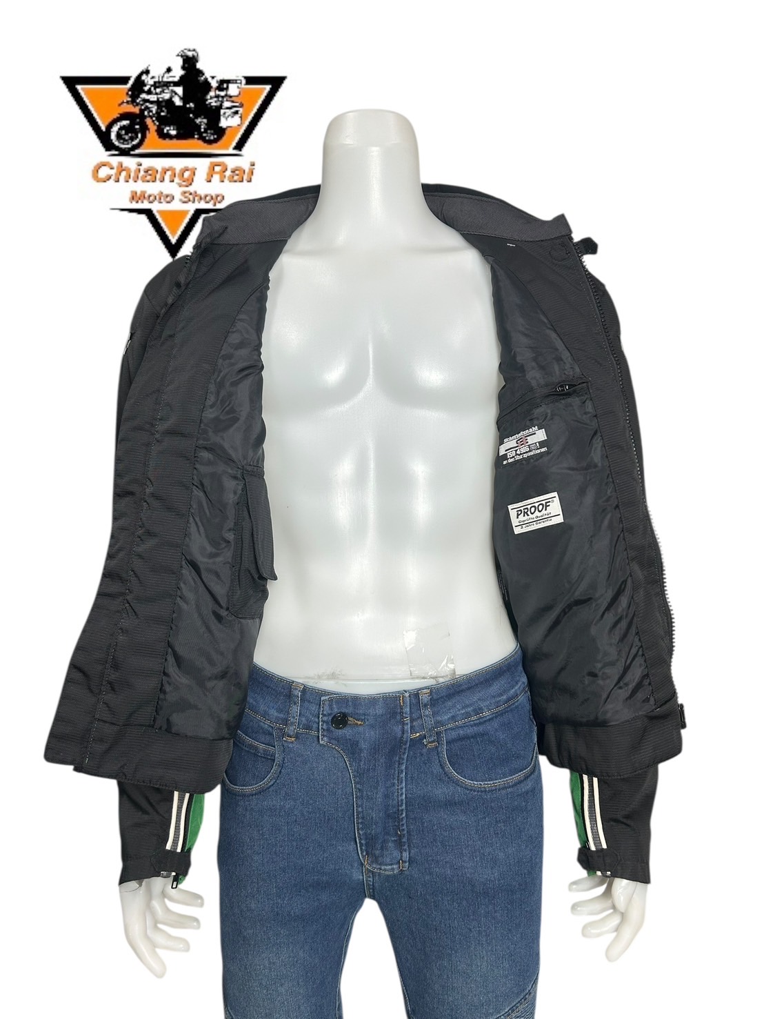 เสื้อขี่มอเตอร์ไซด์( มือสอง) CRSB 026 : อก 50" ยาว 25" (XL) **Castrol**