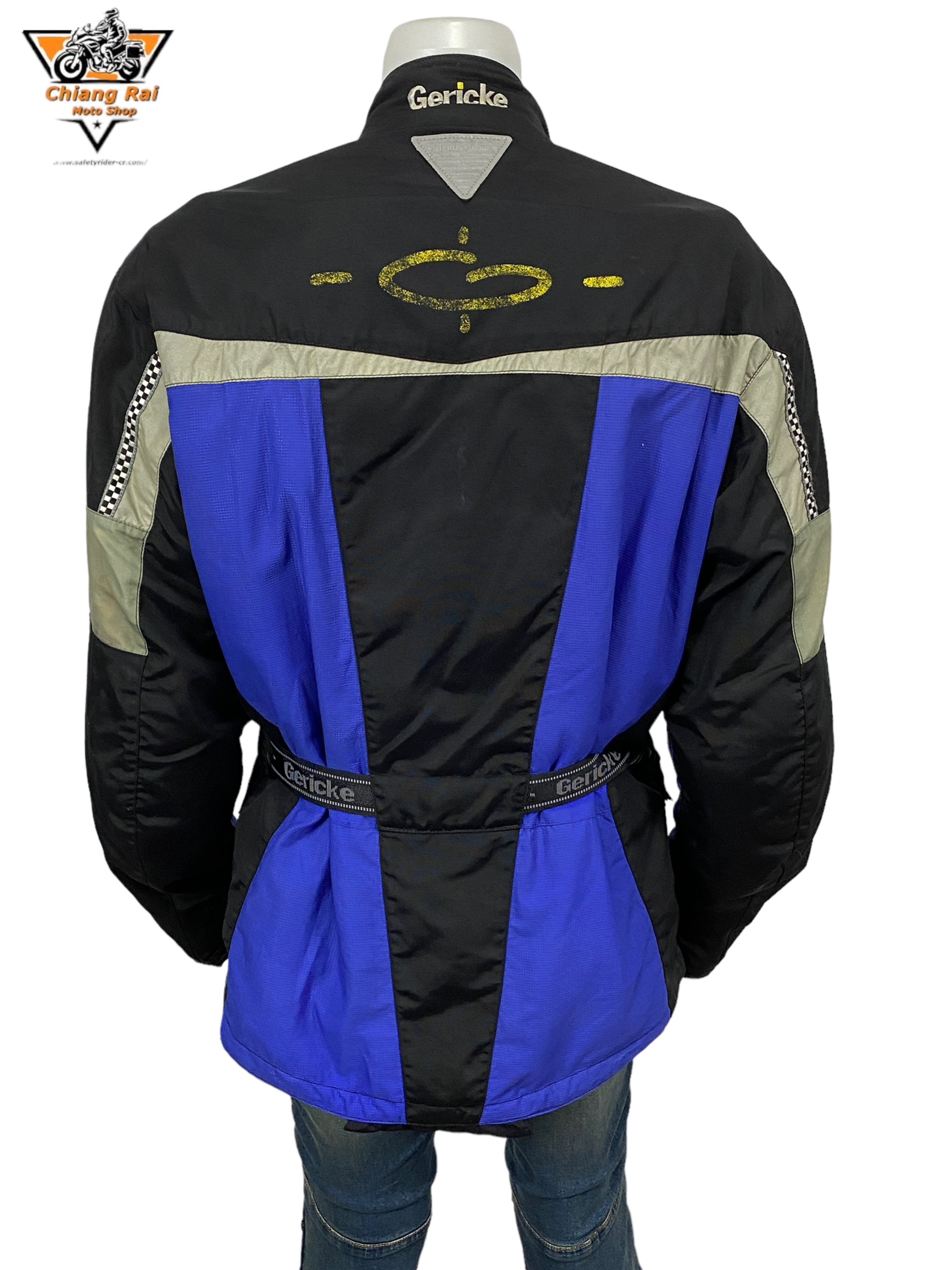 เสื้อขี่มอเตอร์ไซด์( มือสอง) RCTA 477: อก 52-54" ยาว 29" (XL-2XL) **HEIN GERICKE**