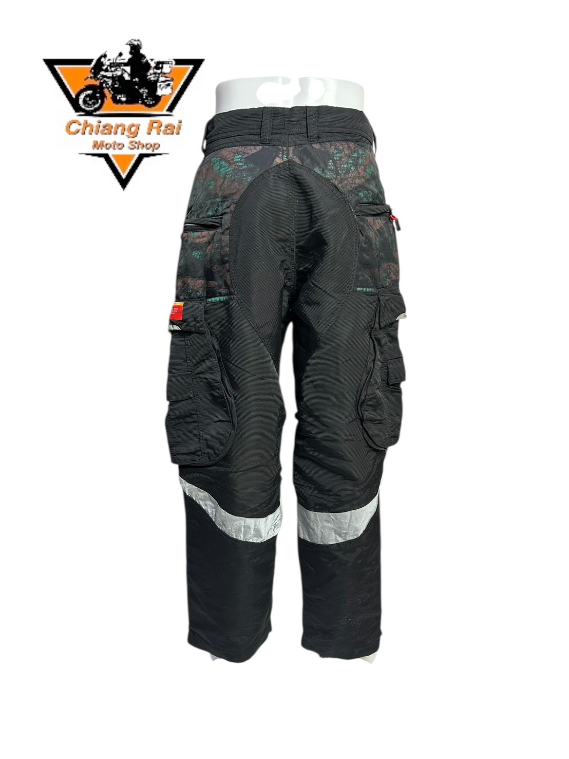 กางเกงขี่มอเตอร์ไซด์ ( มือสอง ) E&A 670: เอว 34" ยาว 30" **ABERCROMBIE**