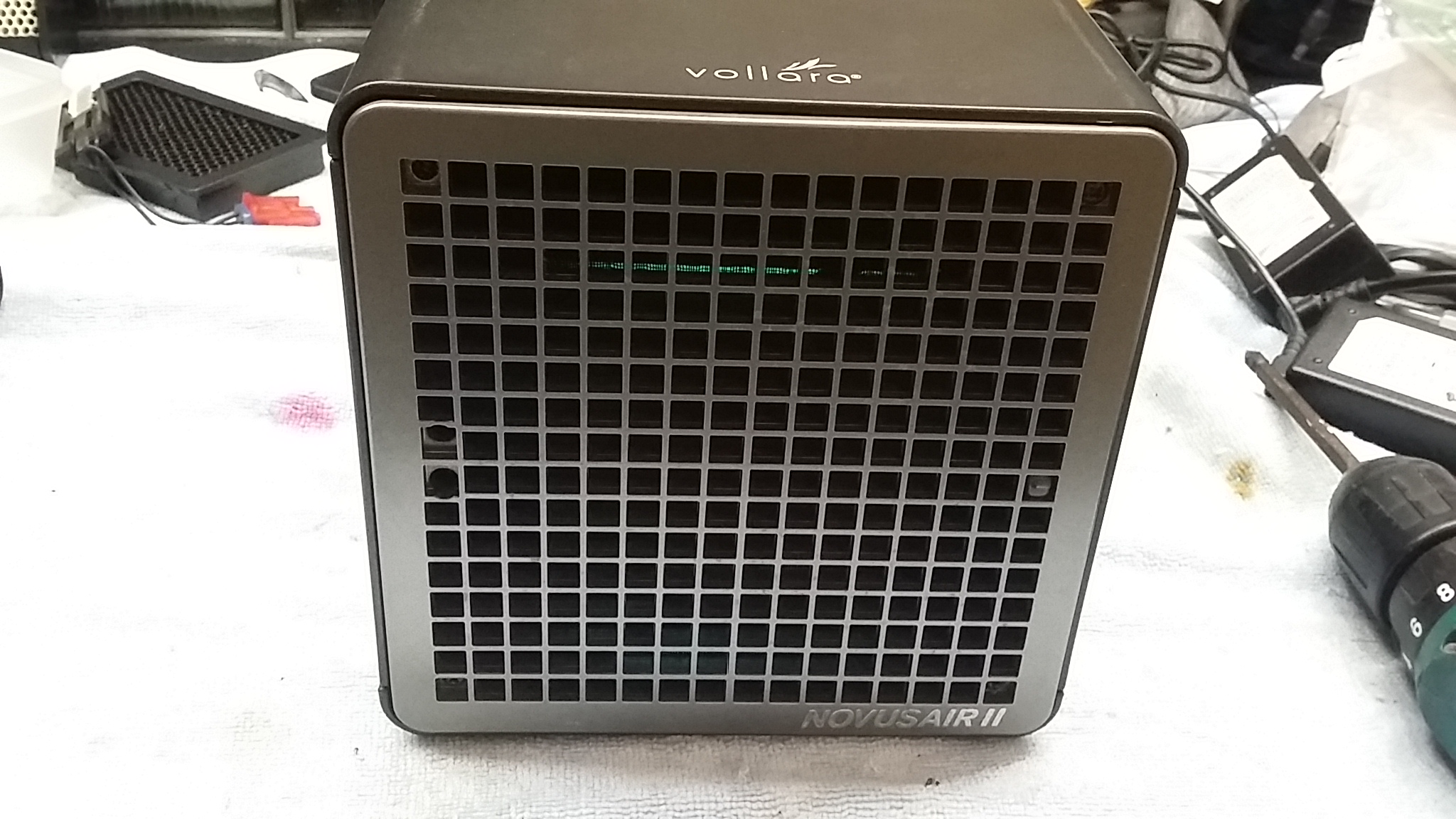 ซ่อมเครื่องฟอกอากาศฆ่าเชื้อ ยี่ห้อ Vollara รุ่น NOVUS AIR II อาการเครื่องเปิดไม่ติด