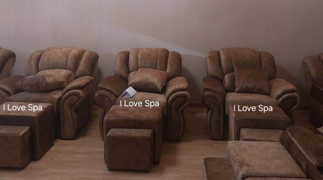 เก้าอี้นวดฝ่าเท้า รุ่น Premium ผ้า Nano Protect (สะท้อนน้ำ) ❌️ไม่ใช่ผ้ากำมะหยี่