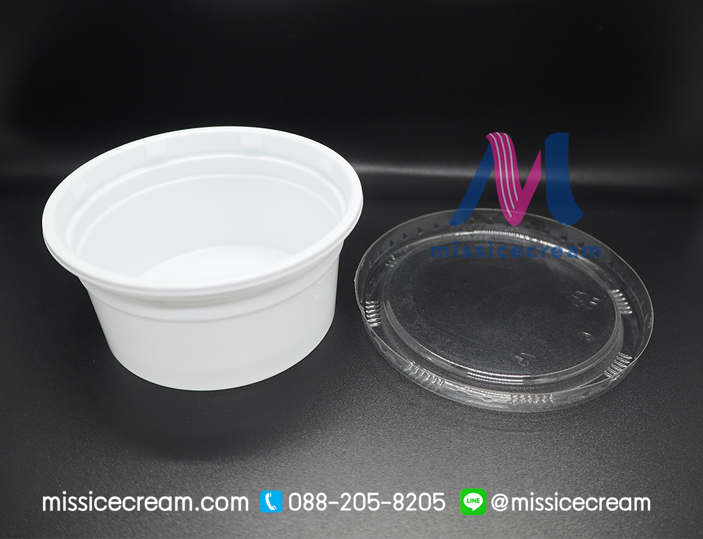 25CL ถ้วยไอศกรีมพร้อมฝา 2.5 oz.