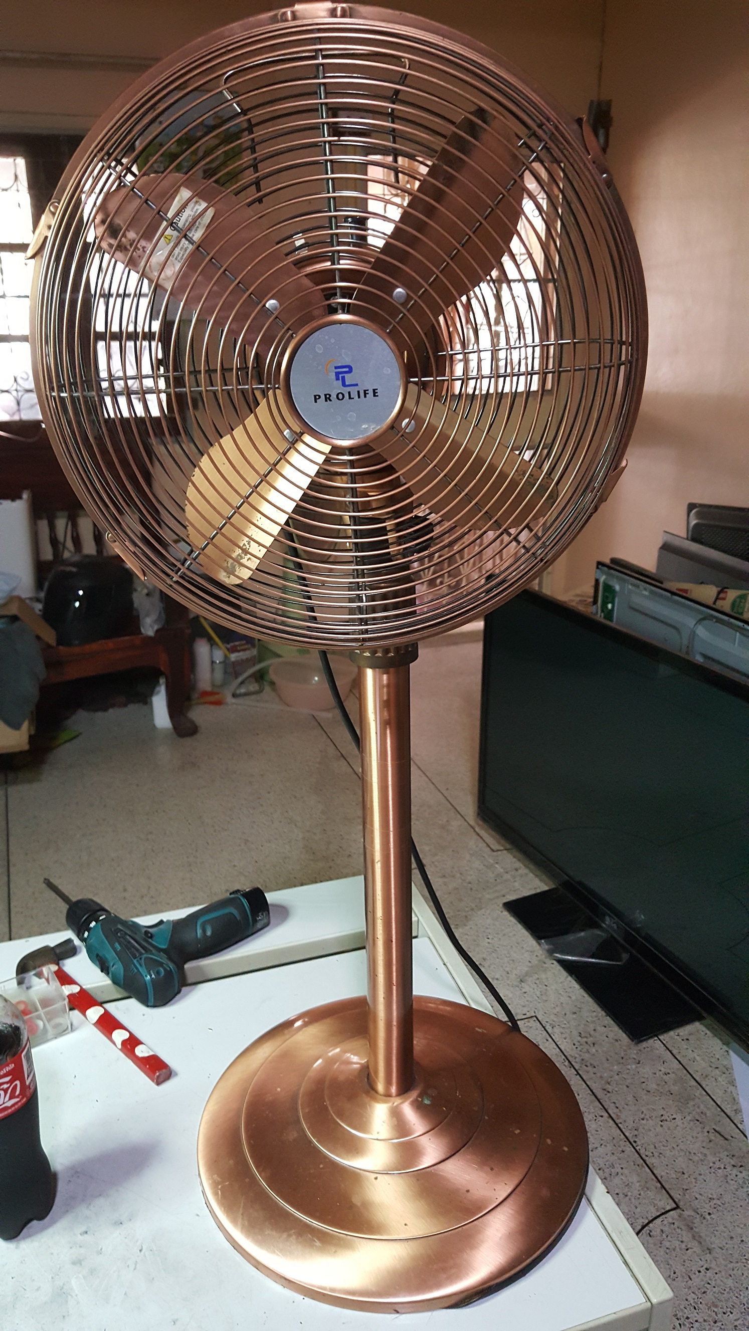 ซ่อมพัดลมโบราญ ยี่ห้อ PROLIFE รุ่น YTA-8301SF อาการเปิดไม่ติด